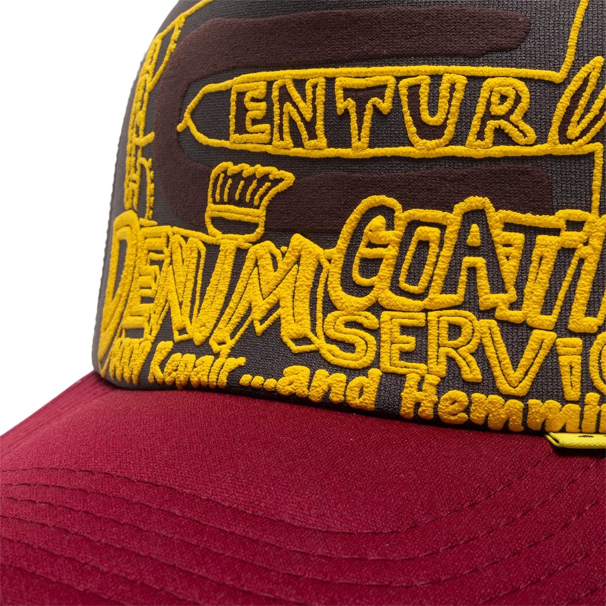 Kapital CENTURY DENIM COATING SERVICE TRUCK HAT | REVERSIBLE