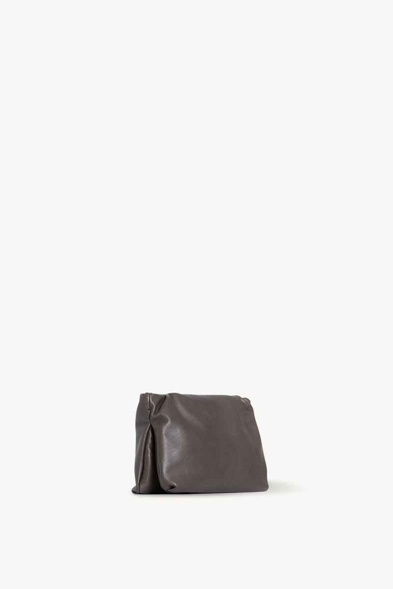 The Row Bourse Clutch Bag in Leather outlook
