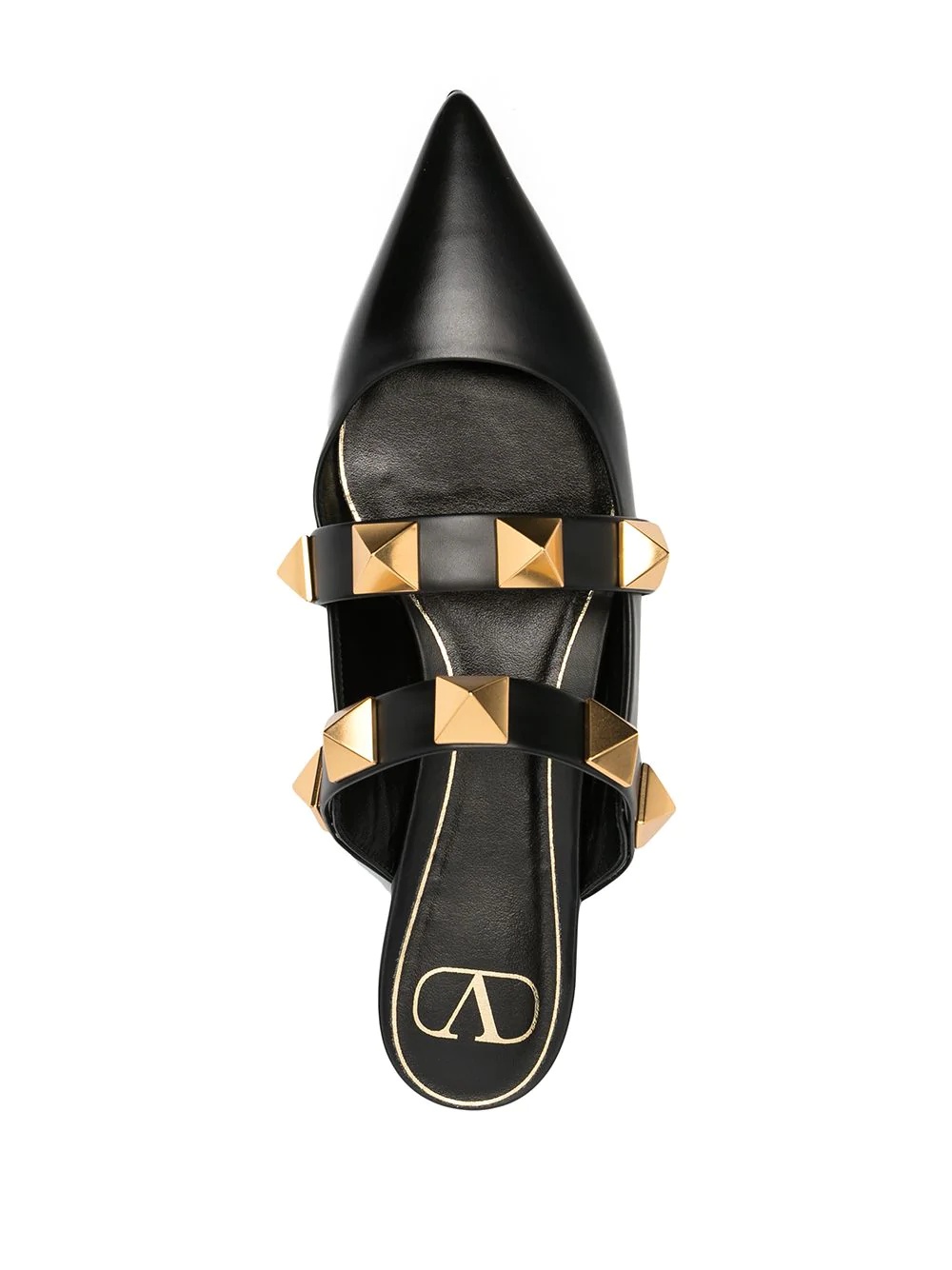 Roman Stud flat mules - 4