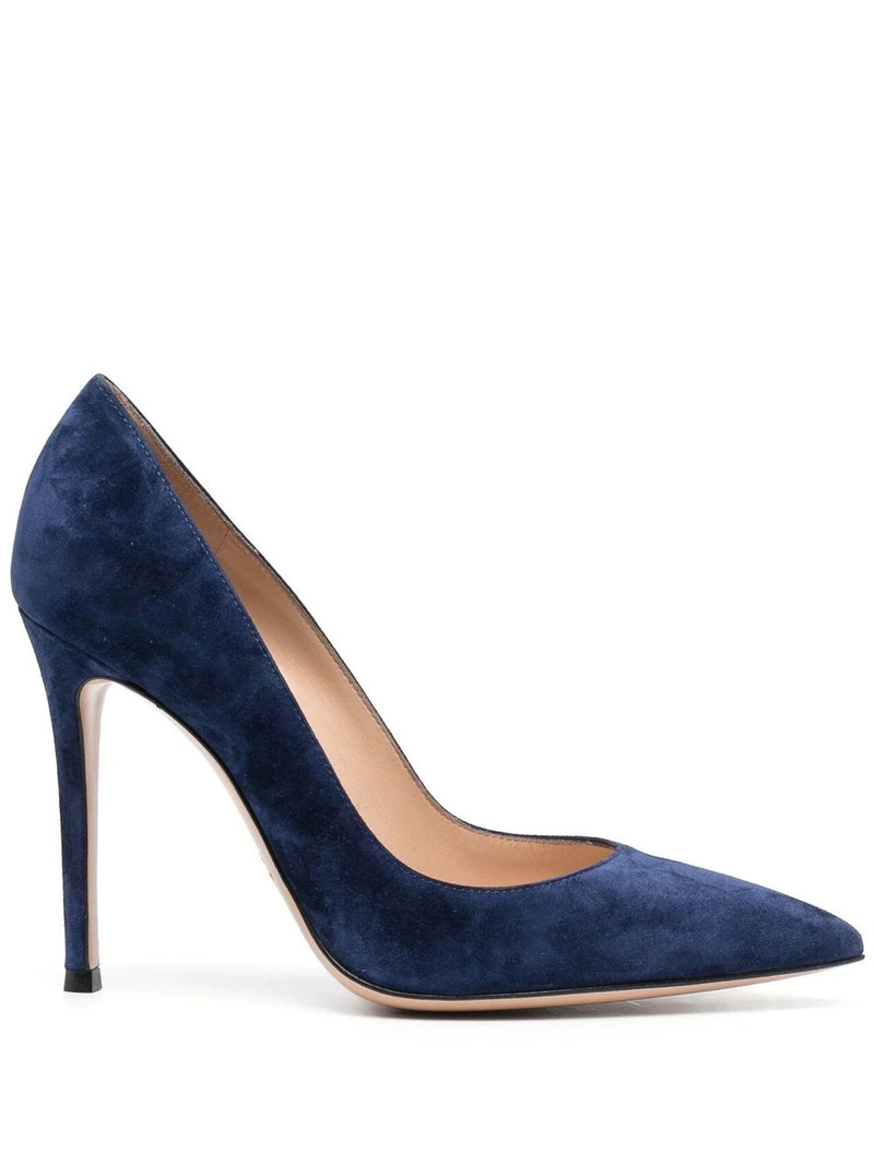 105mm pointed suede pumps 1