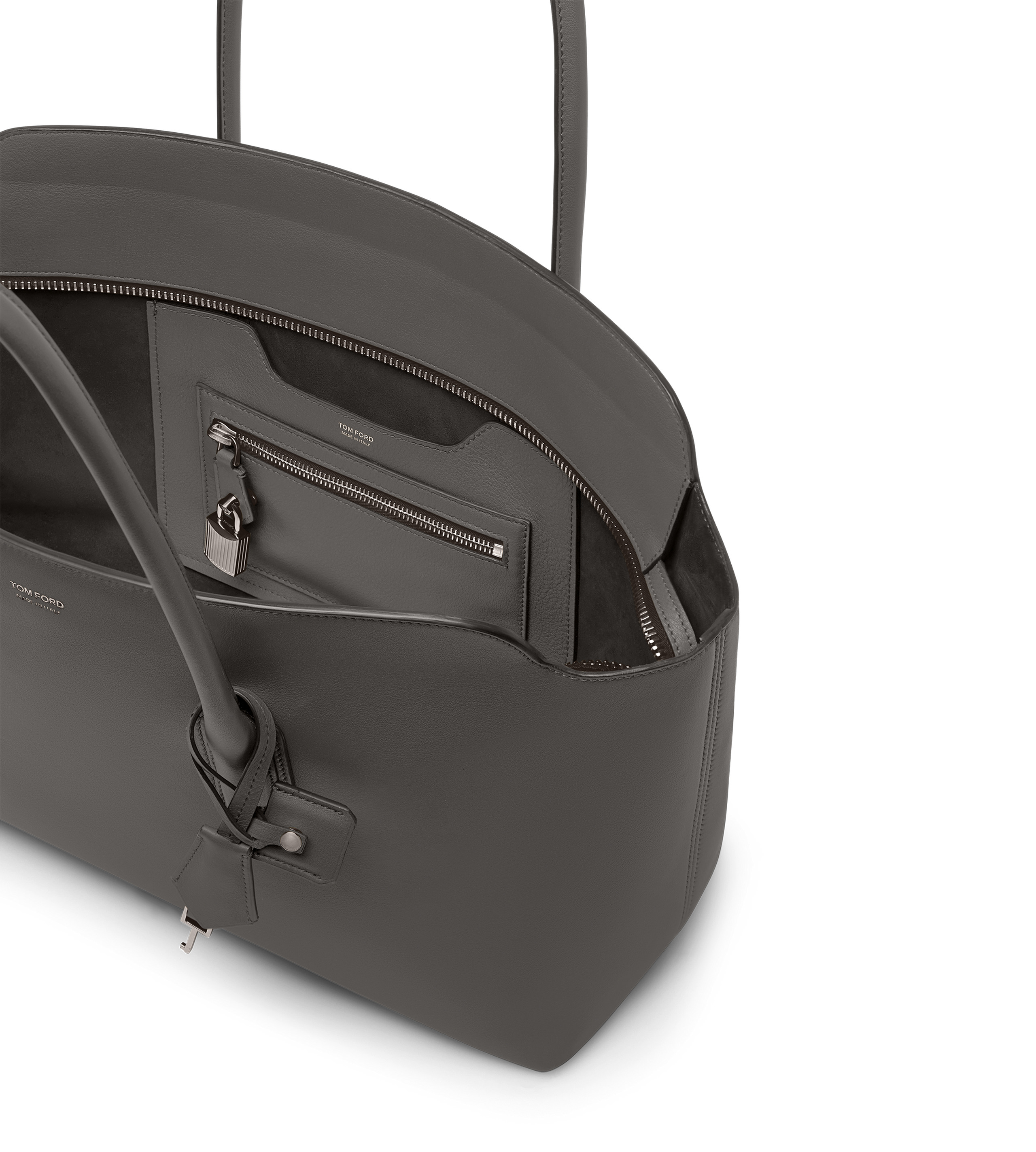 NATURAL GRAIN LEATHER ALEXANDER LARGE SHOULDER BAG - 5