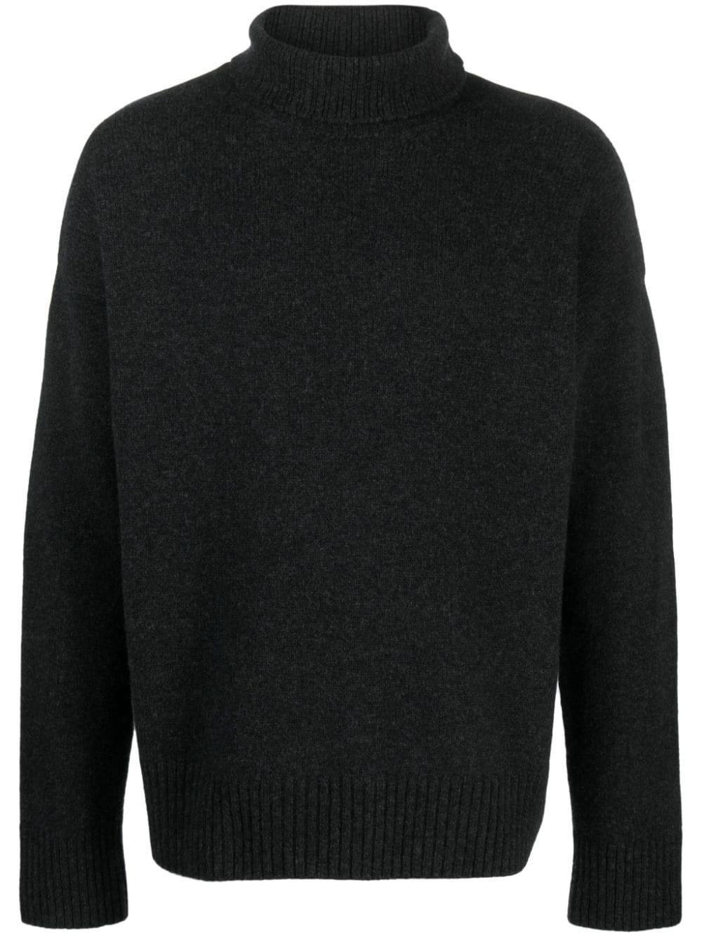 elbow-patches roll-neck jumper - 1