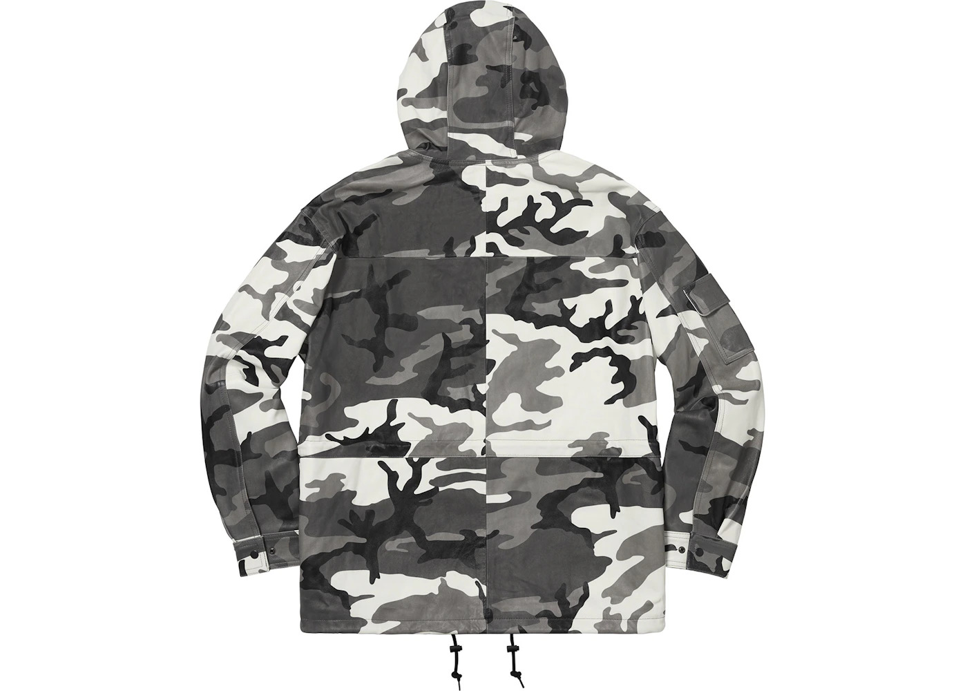 Supreme Leather Anorak Snow Camo - 2
