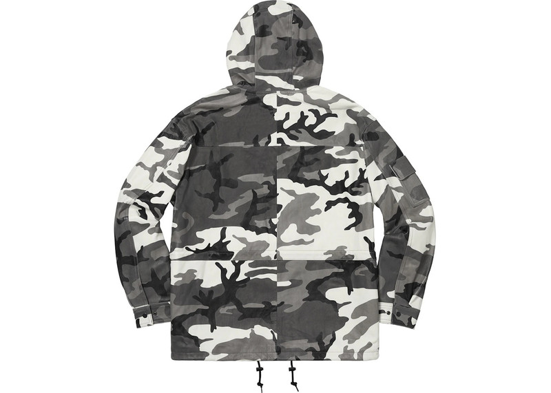 Supreme Supreme Leather Anorak Snow Camo outlook