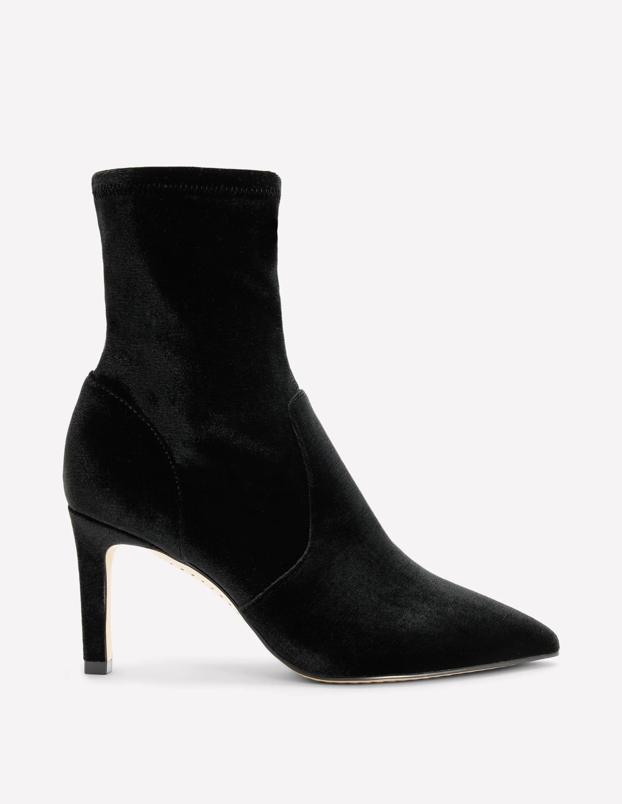 Ankle Stretch Boots-Black - 1