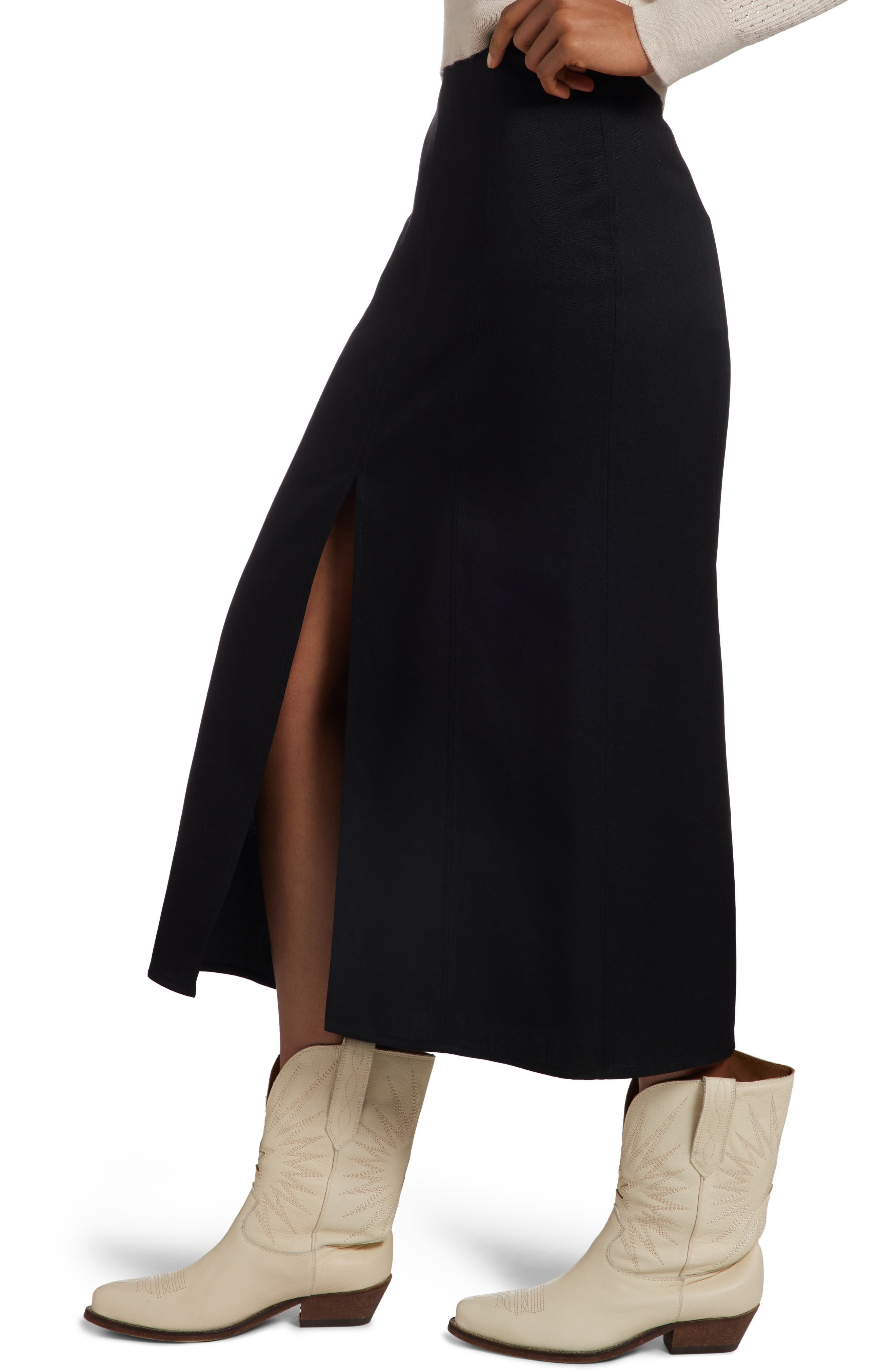 Virgin Wool Midi Skirt - 5