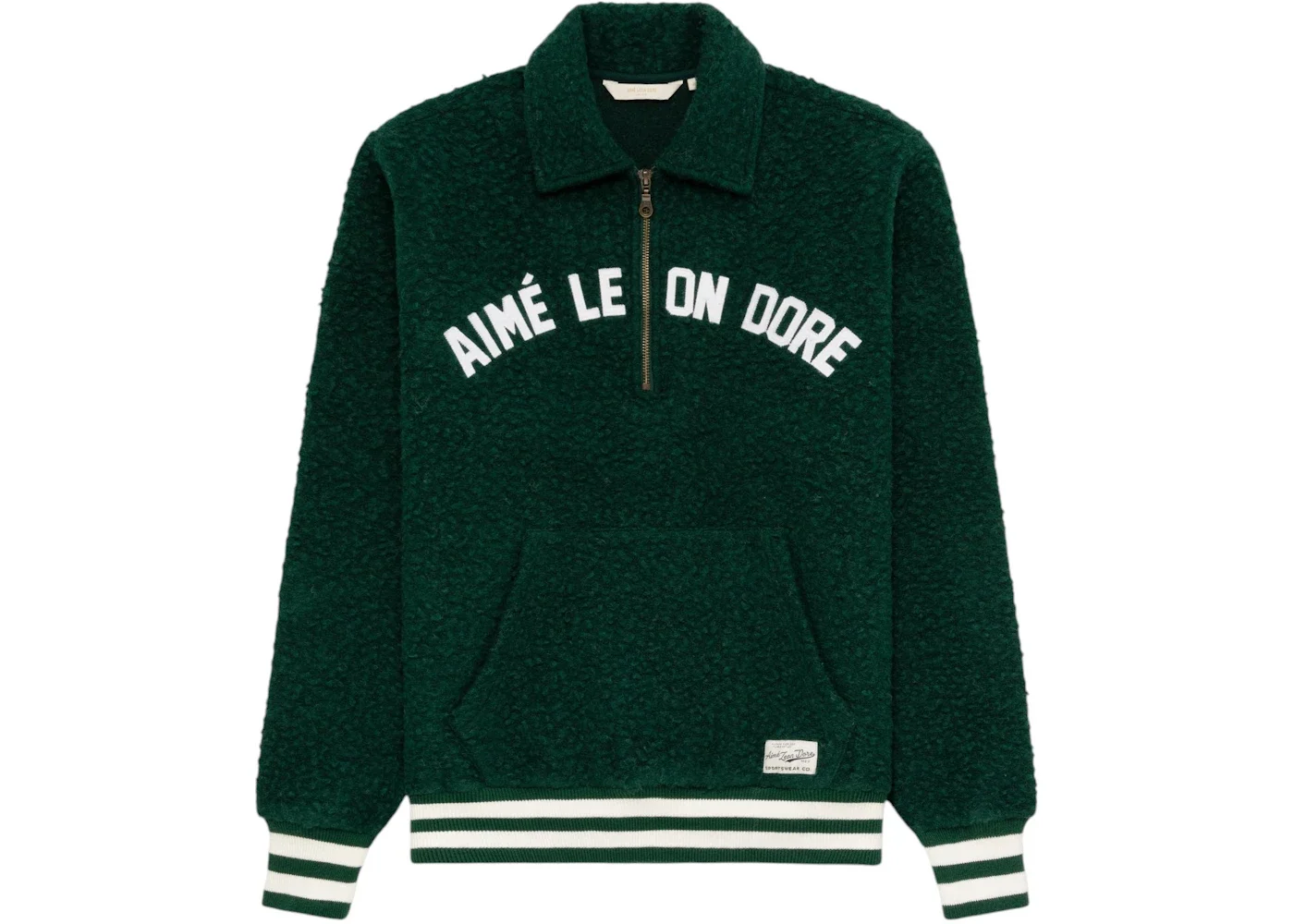 Aime Leon Dore Casentino Half-Zip Pullover Green - 1