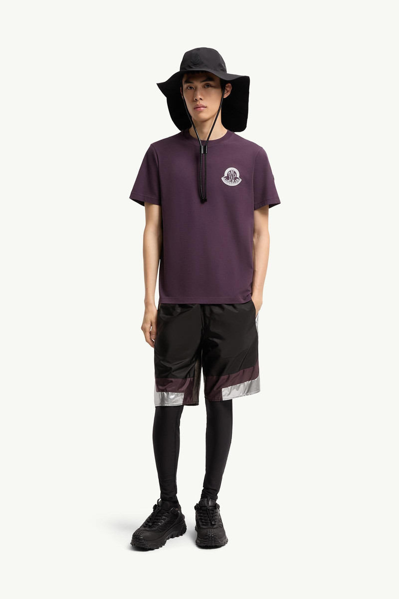 Moncler Logo Cotton Jersey T-Shirt outlook