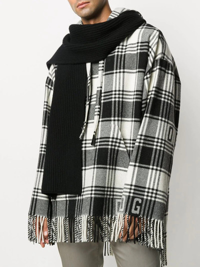 Dolce & Gabbana thick ribbed knit scarf outlook