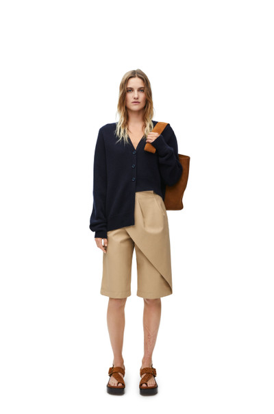Loewe Asymmetric cardigan in cashmere outlook