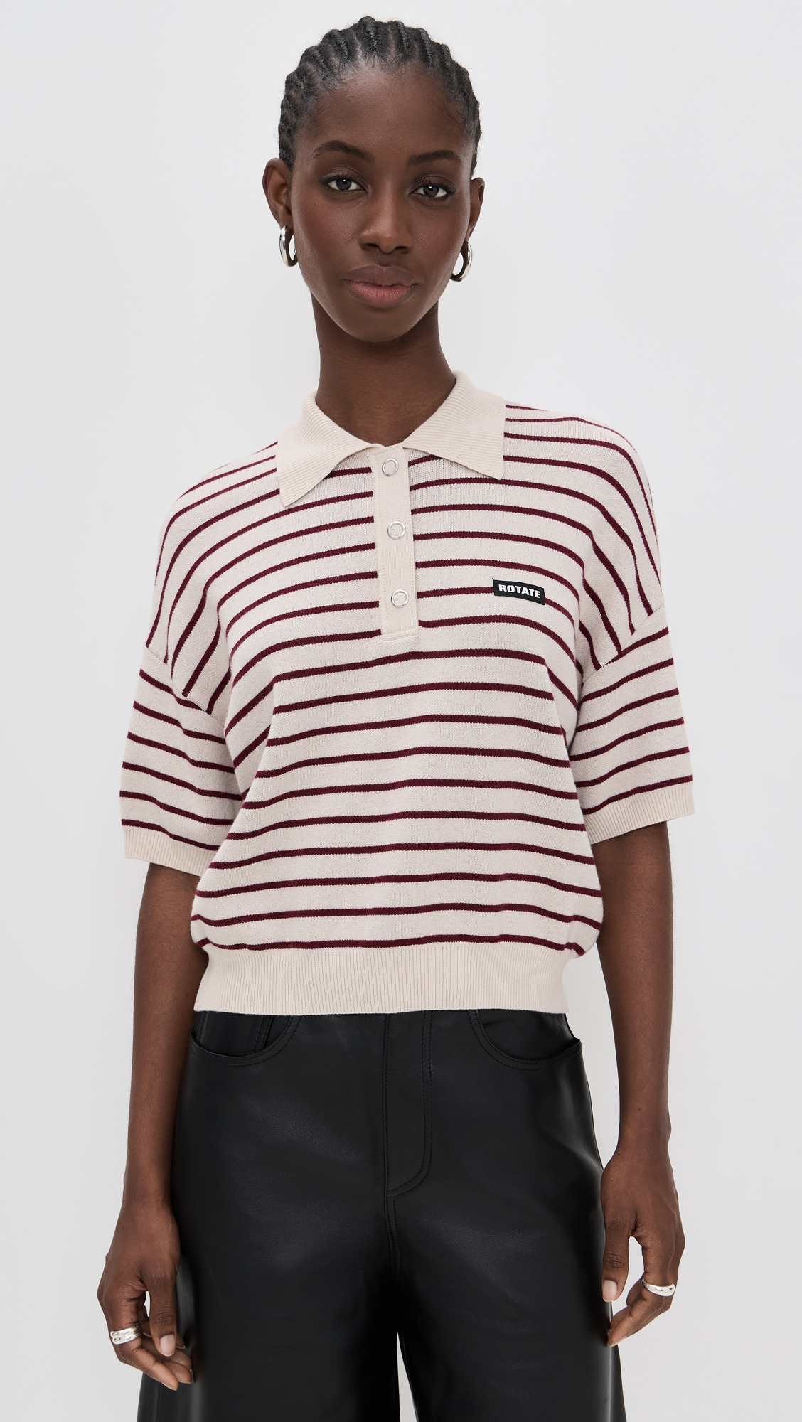 Slinky Knit Polo - 6