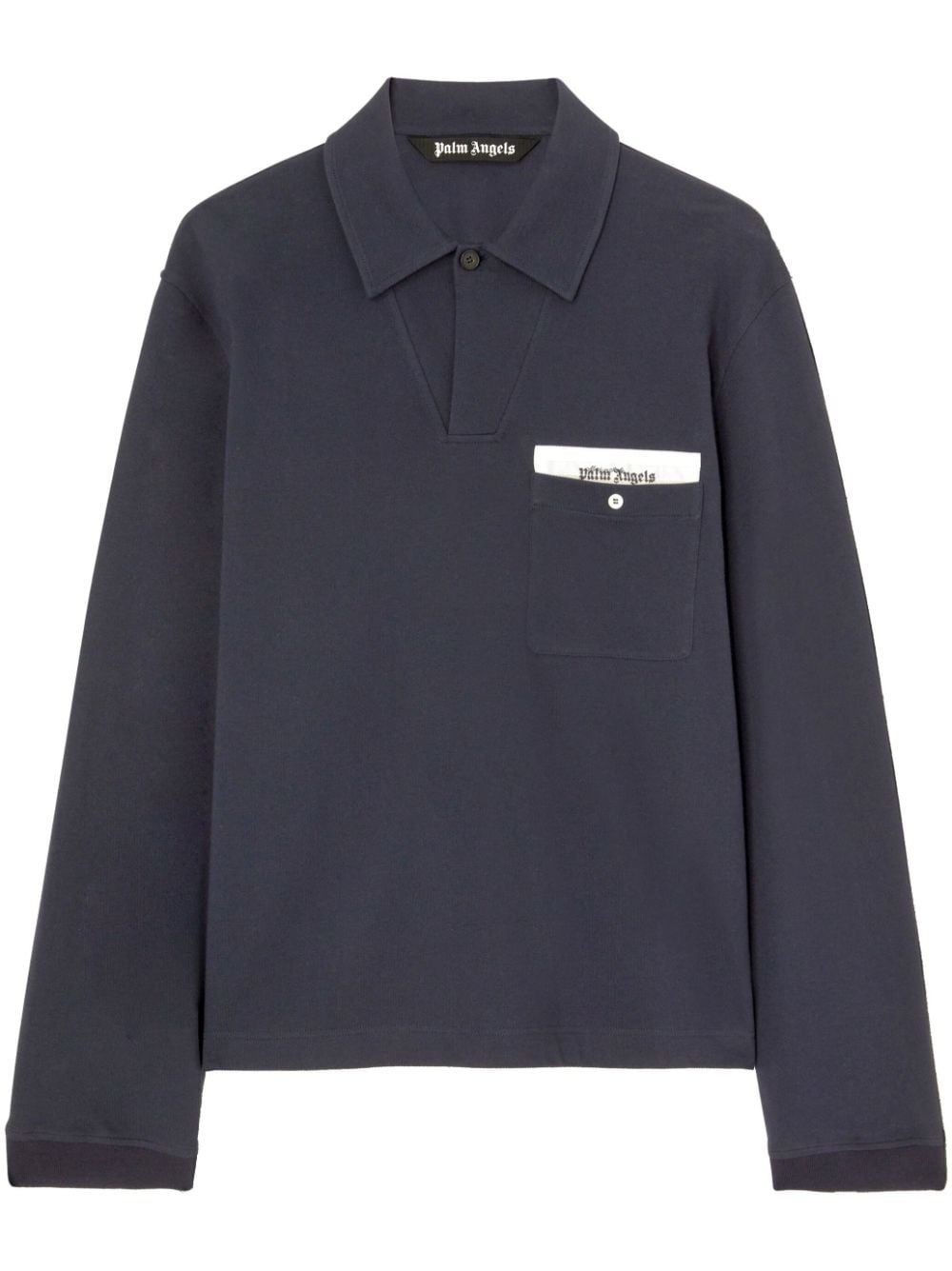 Sartorial Tape long-sleeved polo shirt - 1
