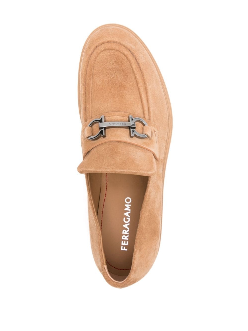 Gancini-ornament loafers - 4