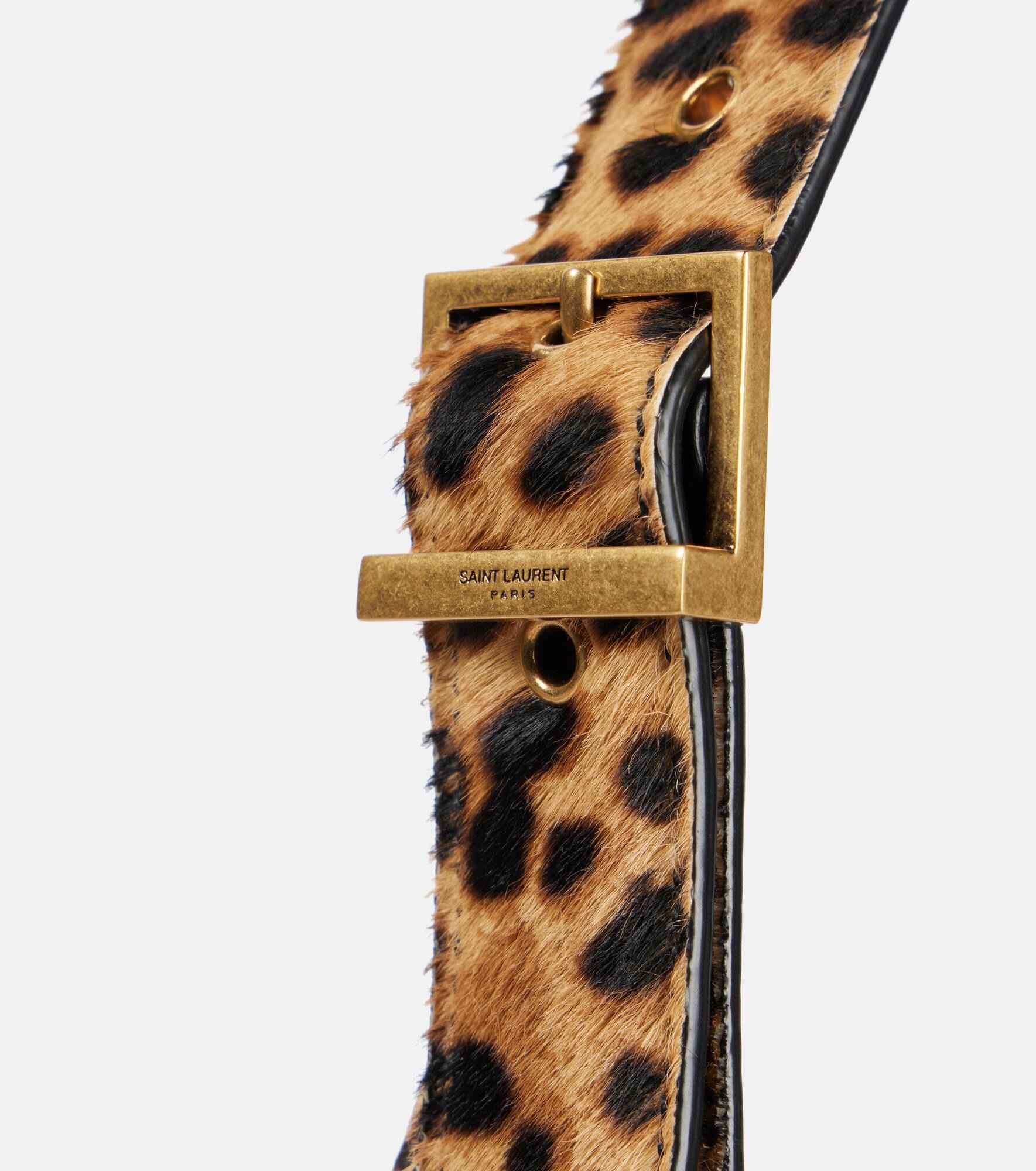 Le 5 A 7 Small leopard-print shoulder bag - 6