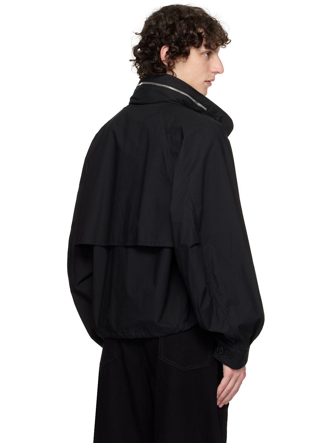 Black Parachute Jacket - 3