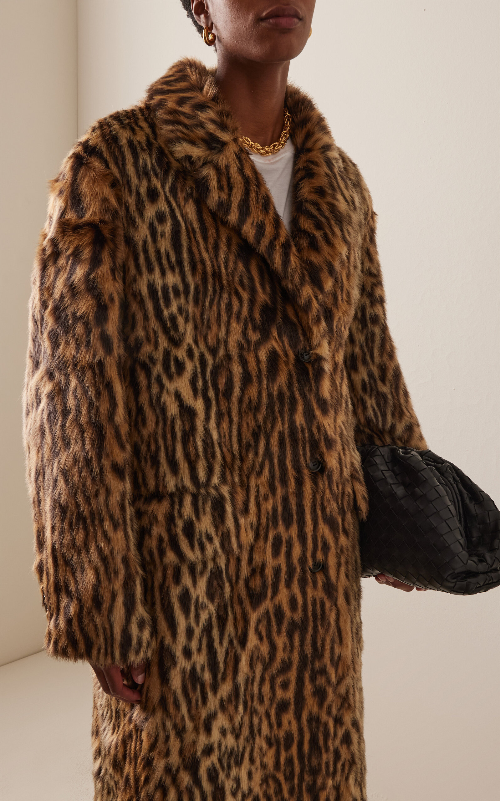 Marceline Leopard Faux Fur Coat animal - 3
