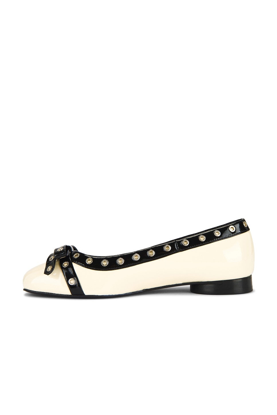 Eyelets Bow Ballerina - 5