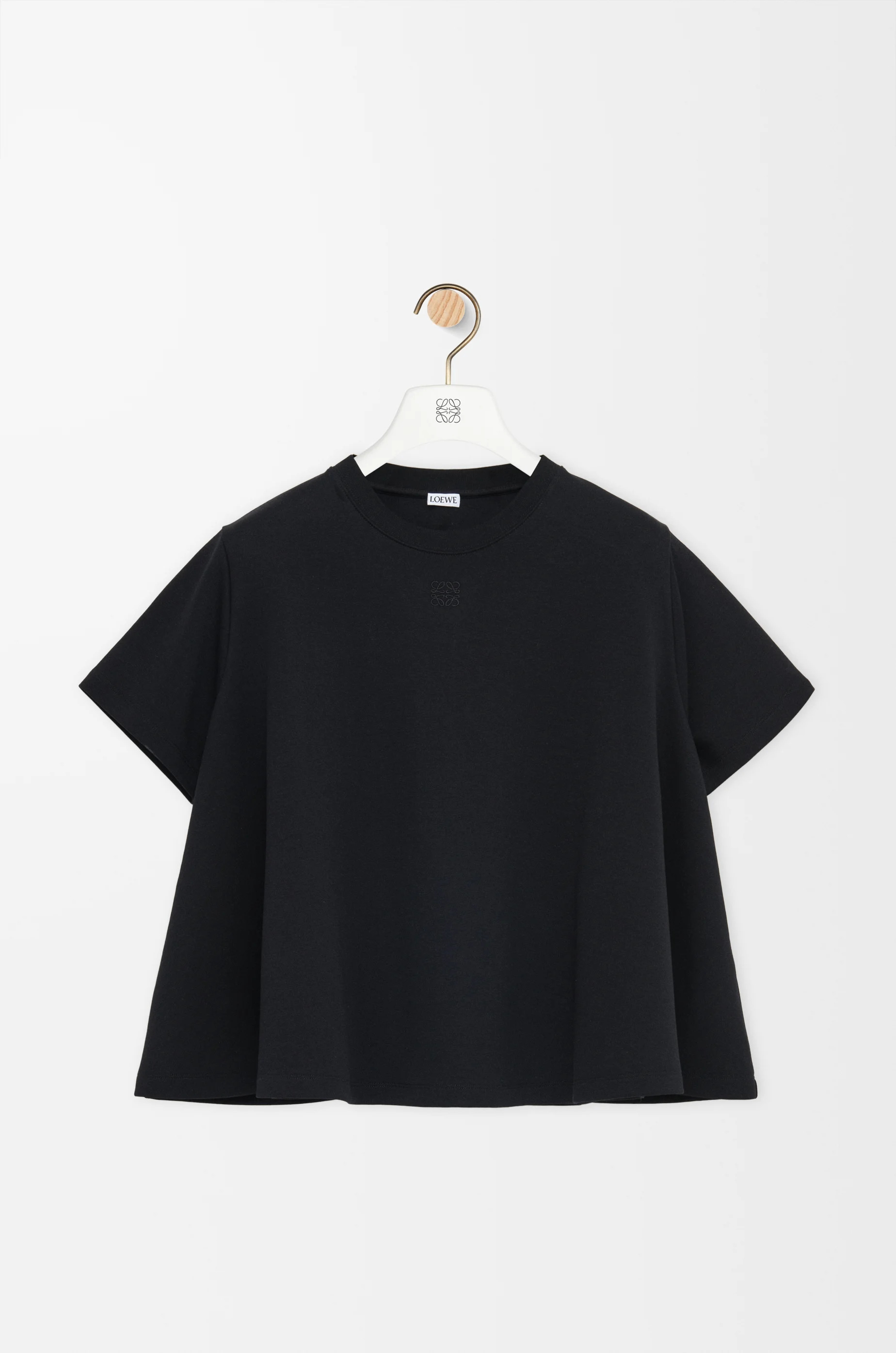 Trapeze top in cotton blend - 1