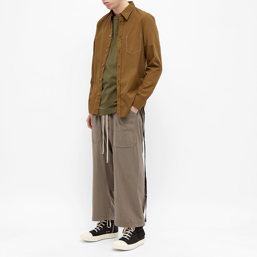 Rick Owens DRKSHDW Cargo Cropped Lightweight Jersey Pant - 6