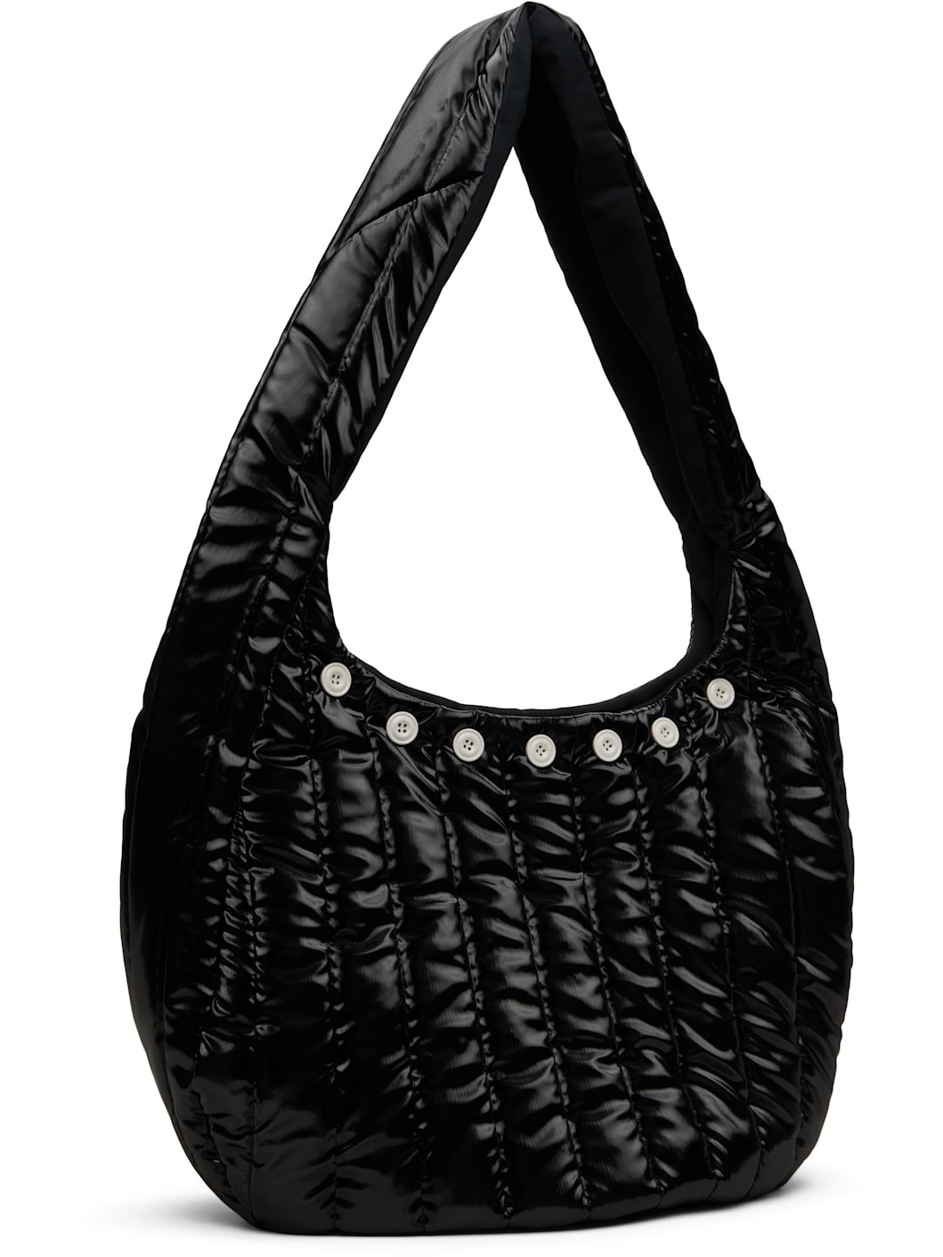Black Quilted Lidia Tote - 3