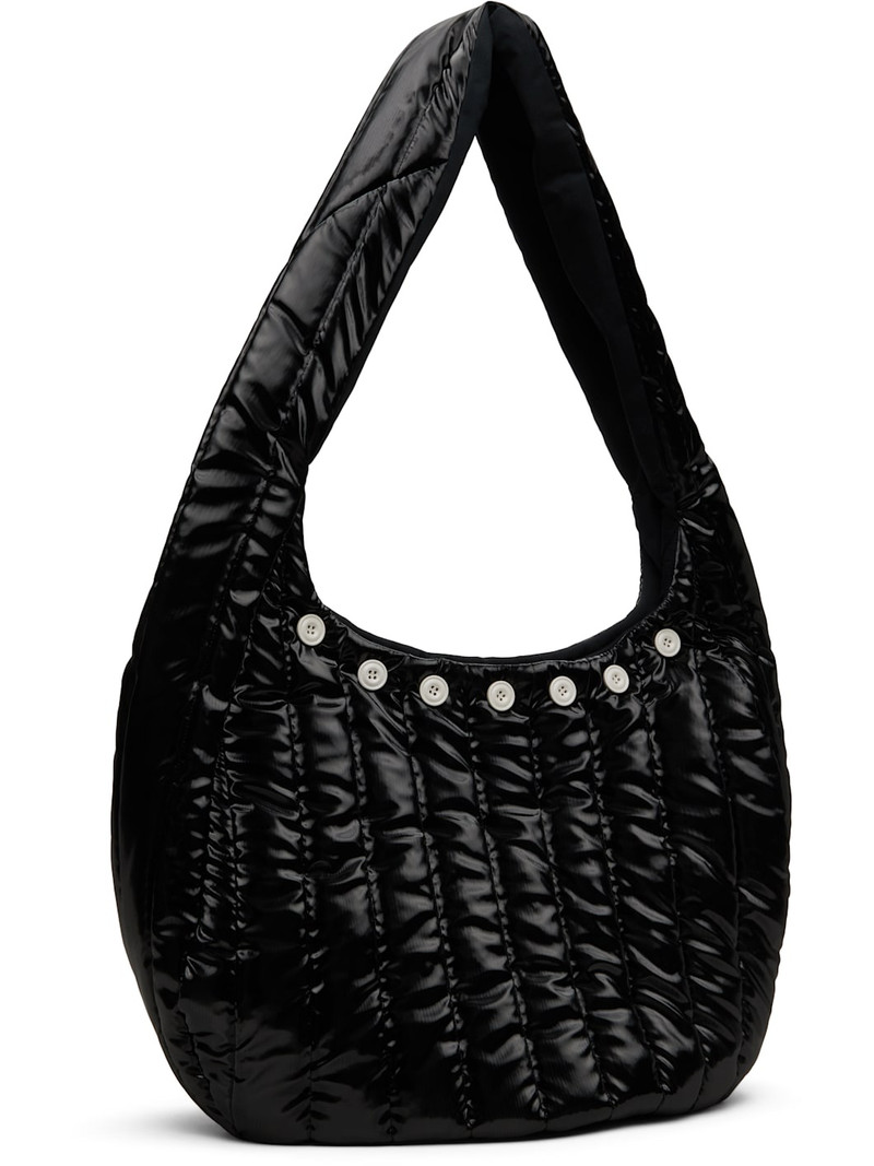 Black Quilted Lidia Tote 3