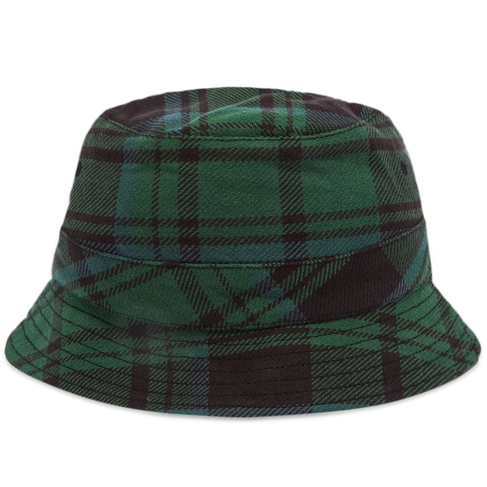 Universal Works Heavy Check Bucket Hat - 1