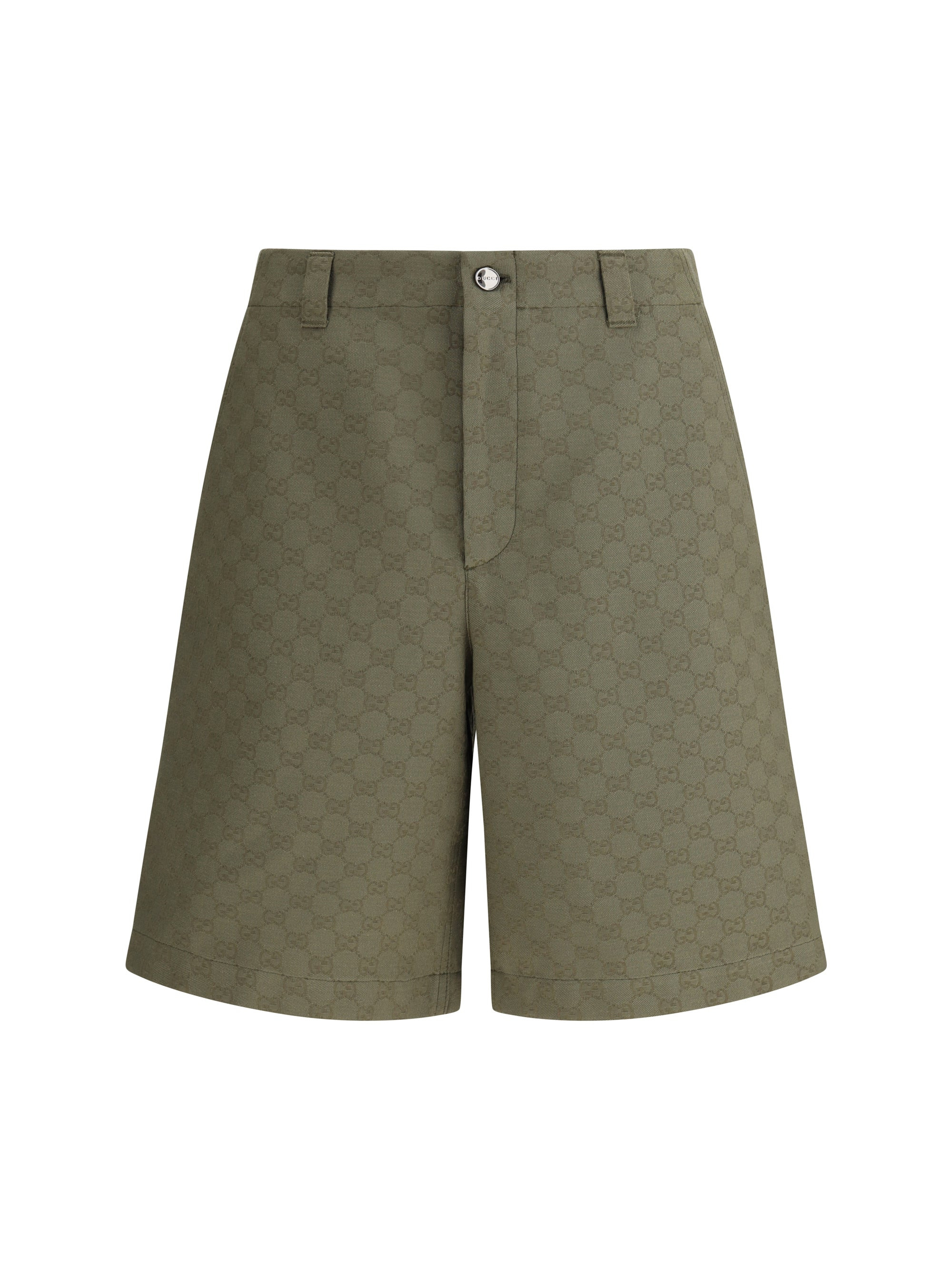 Gucci Men Gg Pattern Shorts - 1