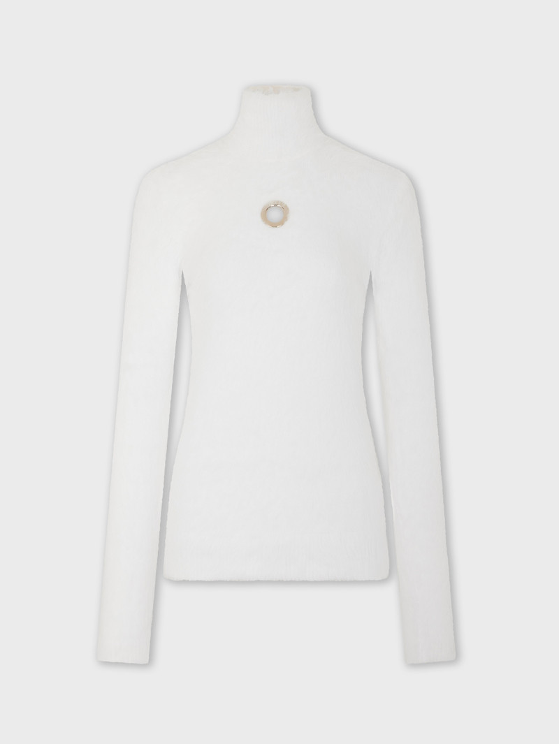 TURTLE-NECK TOP IN BRUSHED KNIT 1
