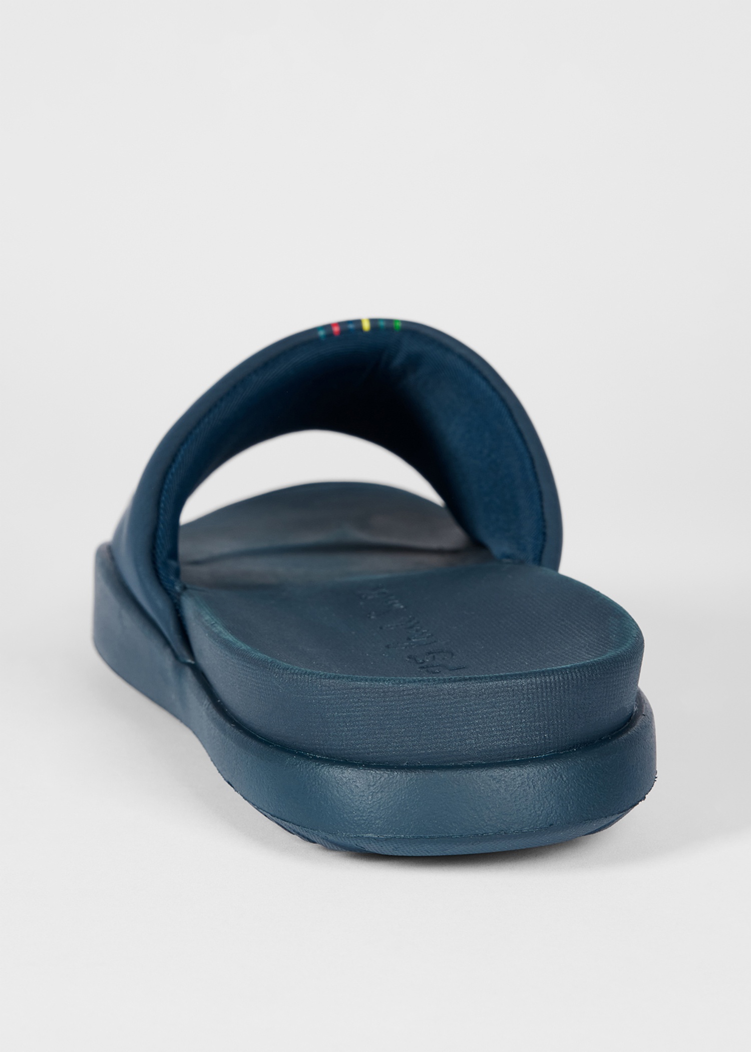 Navy 'Powell' 'Sports Stripe' Slides - 3