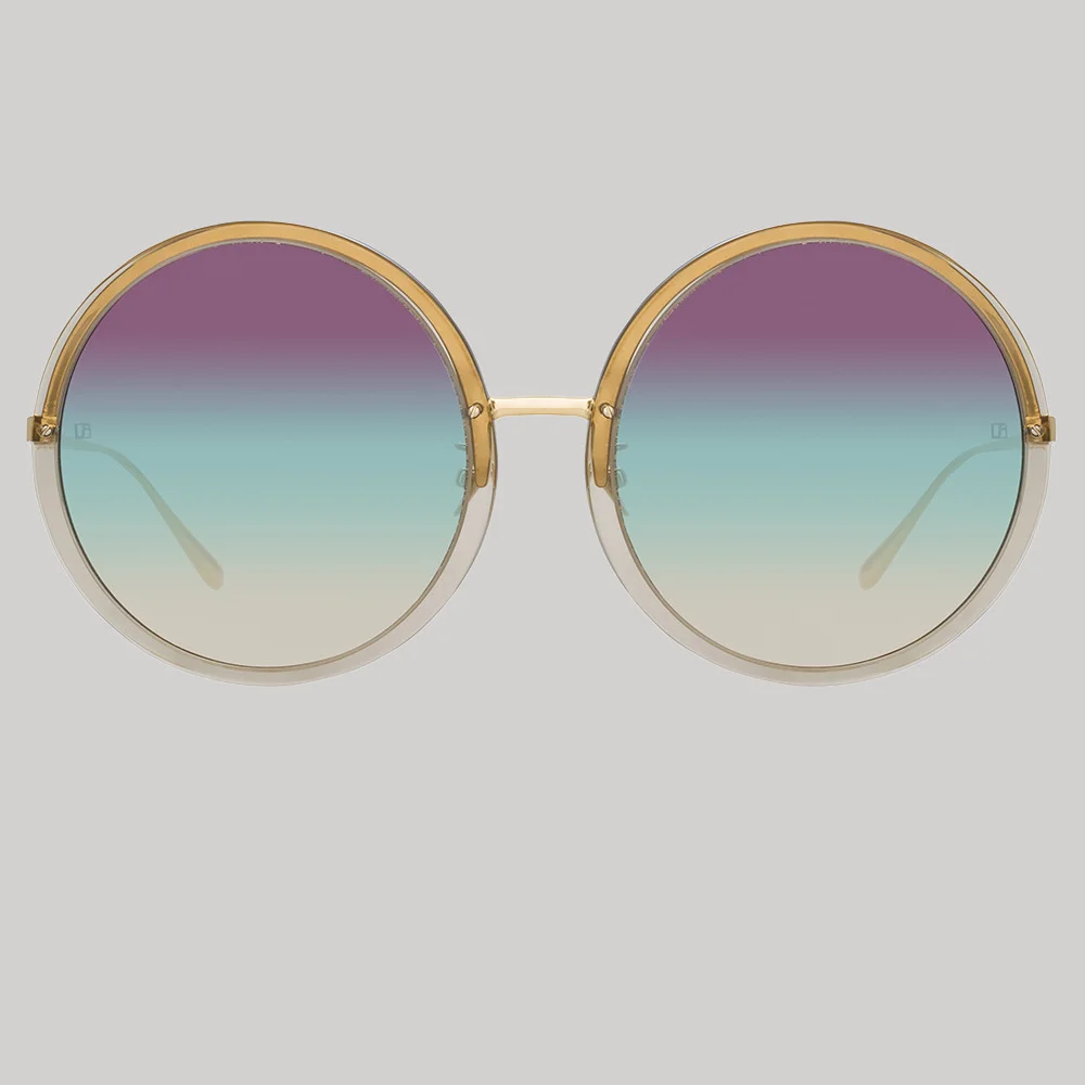 KEW OVERSIZED SUNGLASSES IN TRUFFLE - 1