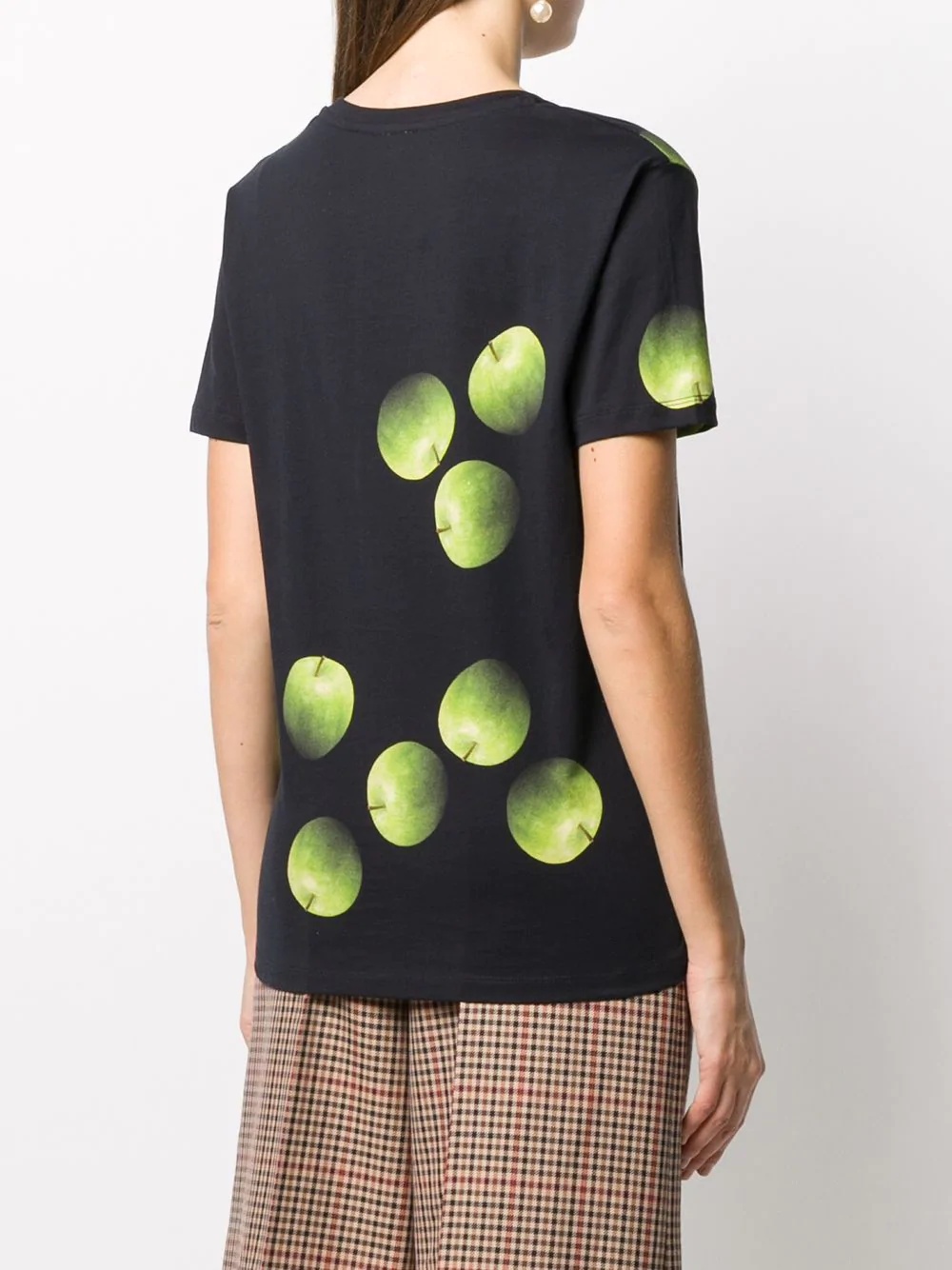 apple print T-shirt - 4