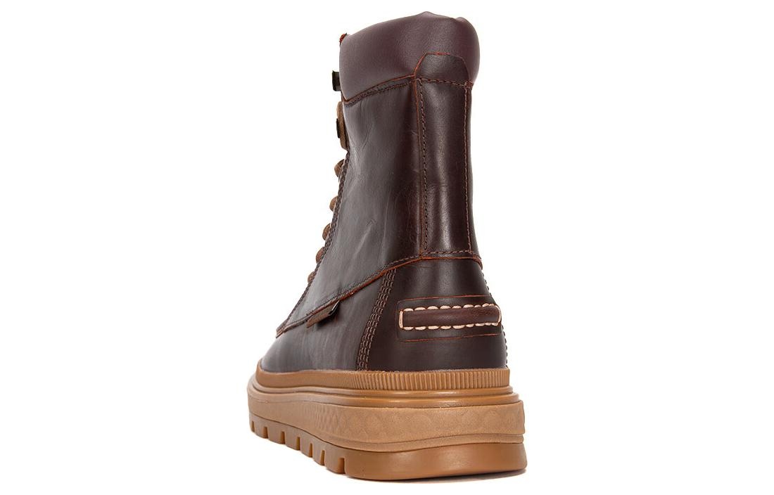 (WMNS) Timberland Ray City Moc Toe Chukka Boots 'Brown Regenerative Leather' A5M3YD57 - 4