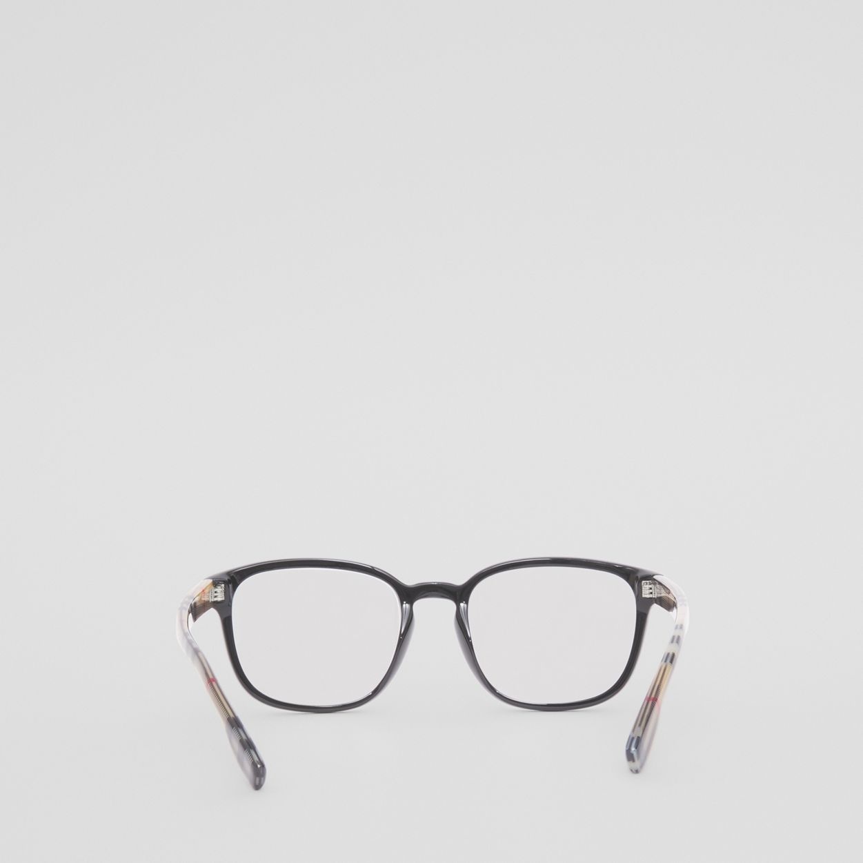 Vintage Check Bio-acetate Square Optical Frames - 6