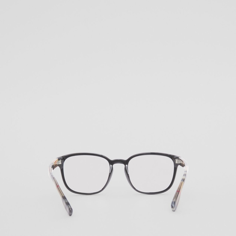 Vintage Check Bio-acetate Square Optical Frames 6