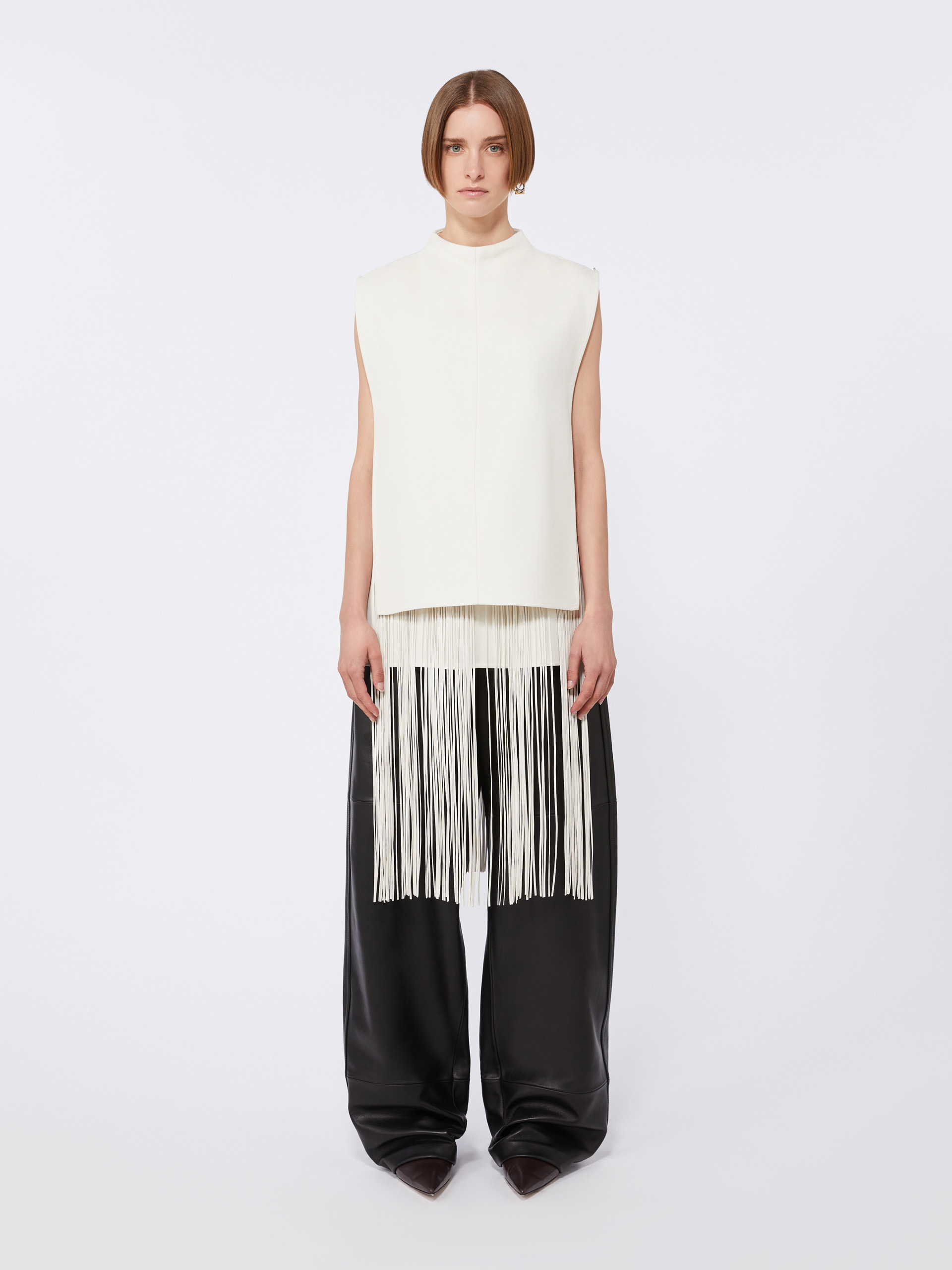 SORAIA Sleeveless top with fringes - 3