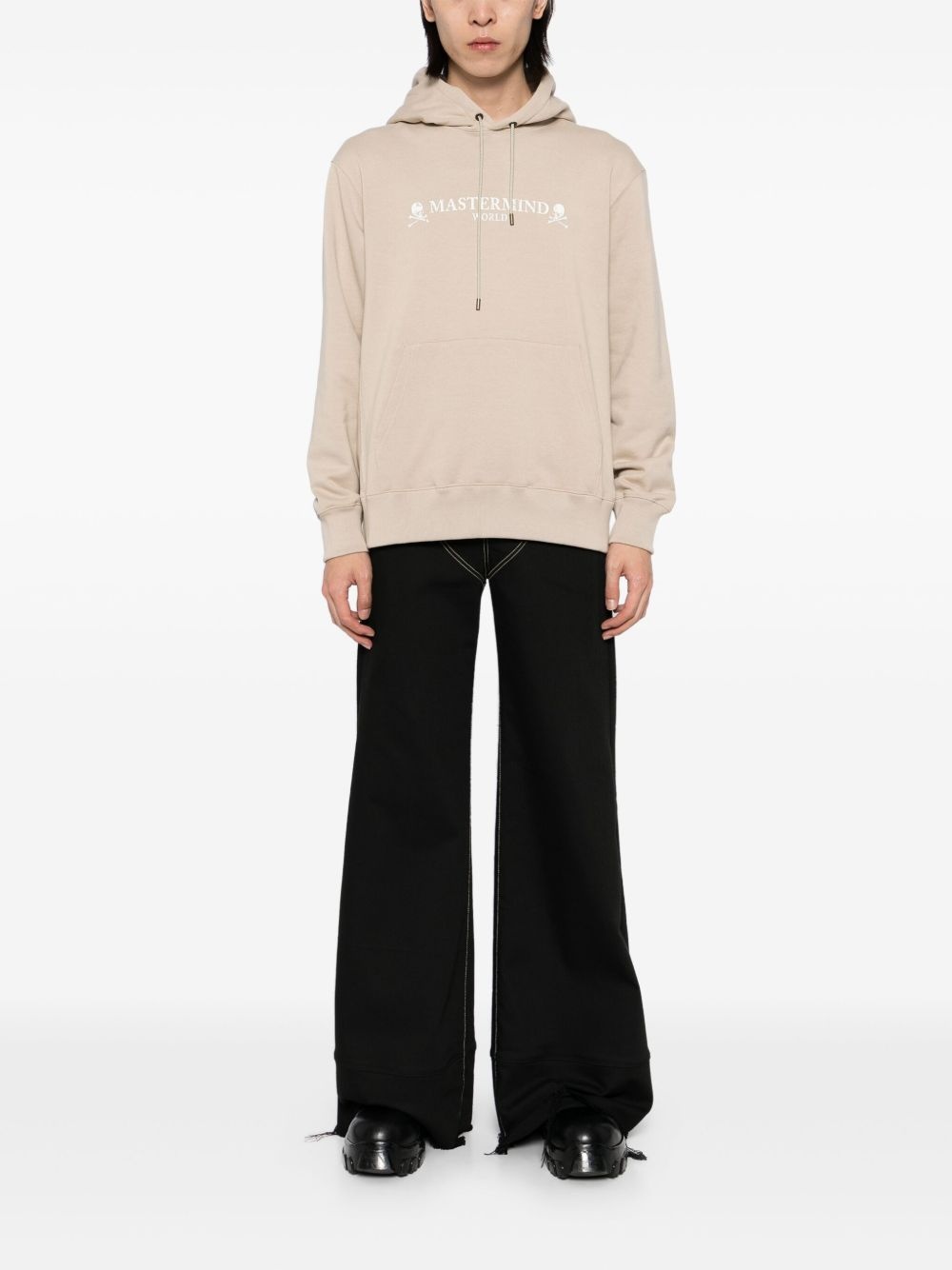 logo-print hoodie - 2