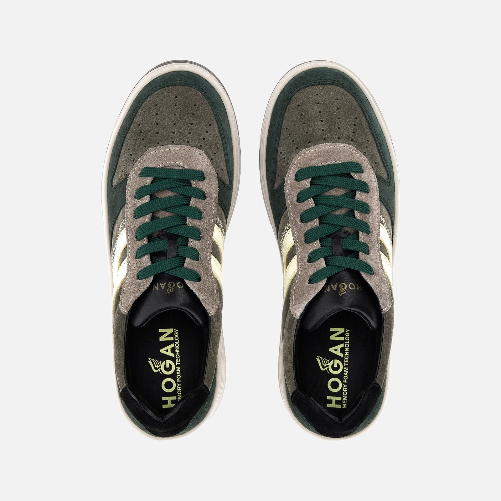 HOGAN 24AW スニーカー グリーン系 Made In Italy 三越伊勢丹 | HOGAN/ホーガン通販 | ホーガン H-ストライプ