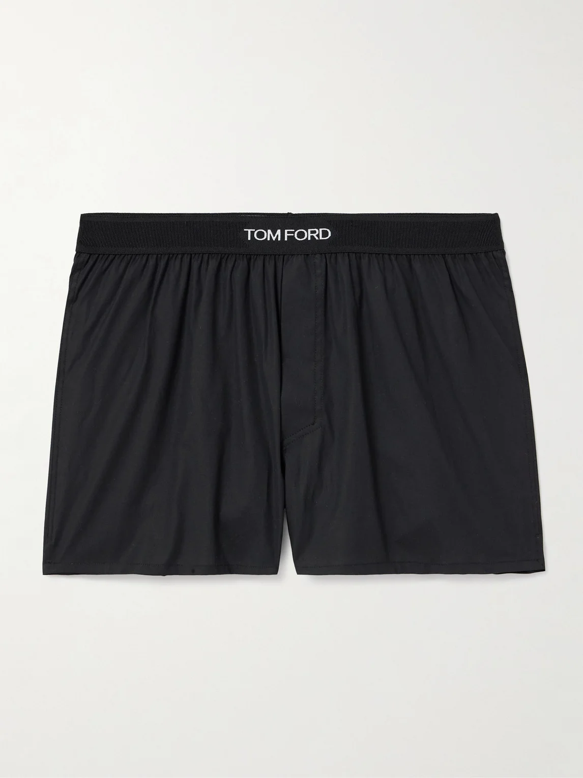 Stretch-Cotton Poplin Boxer Shorts - 1