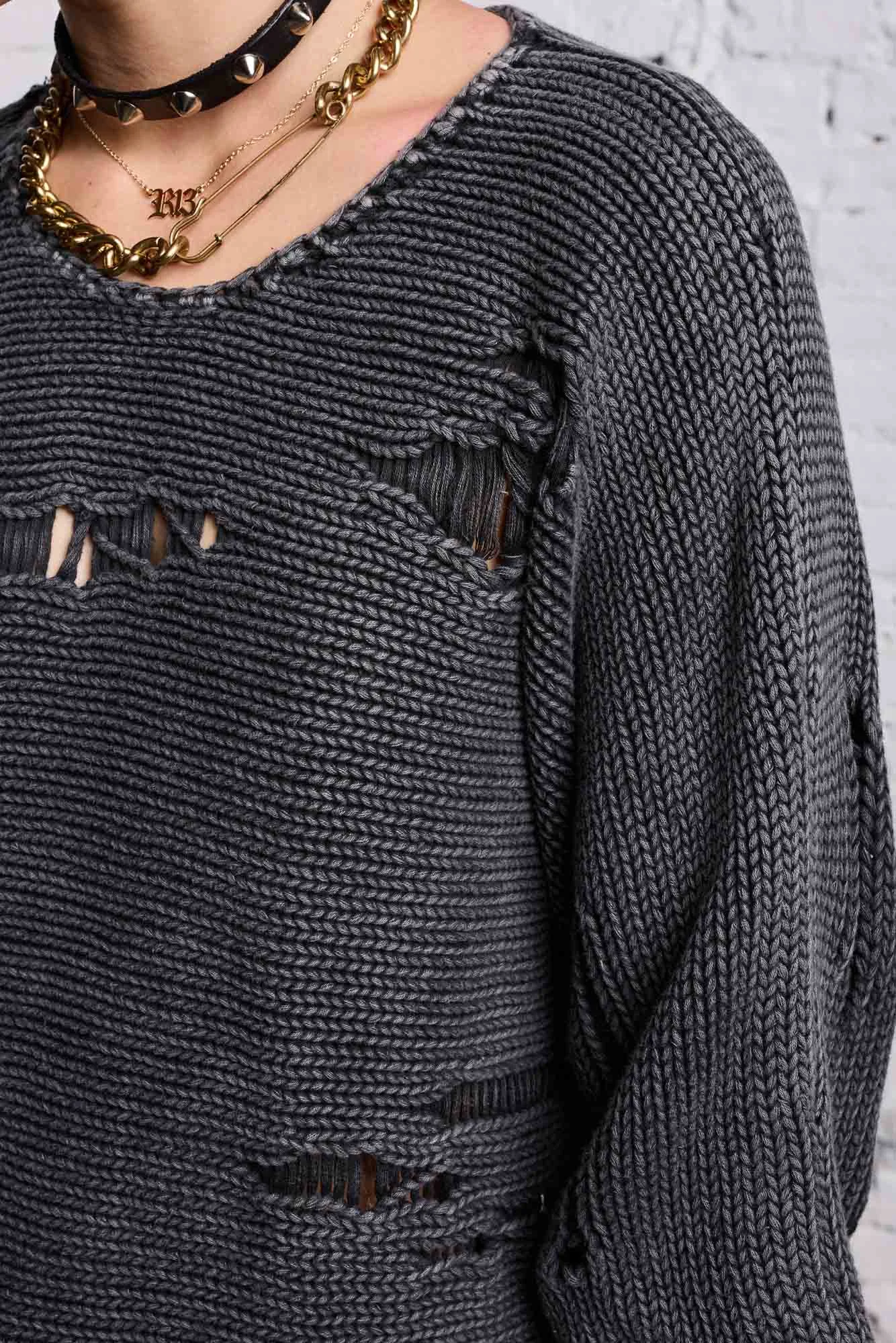 BOYFRIEND CREWNECK - ACID BLACK - 1