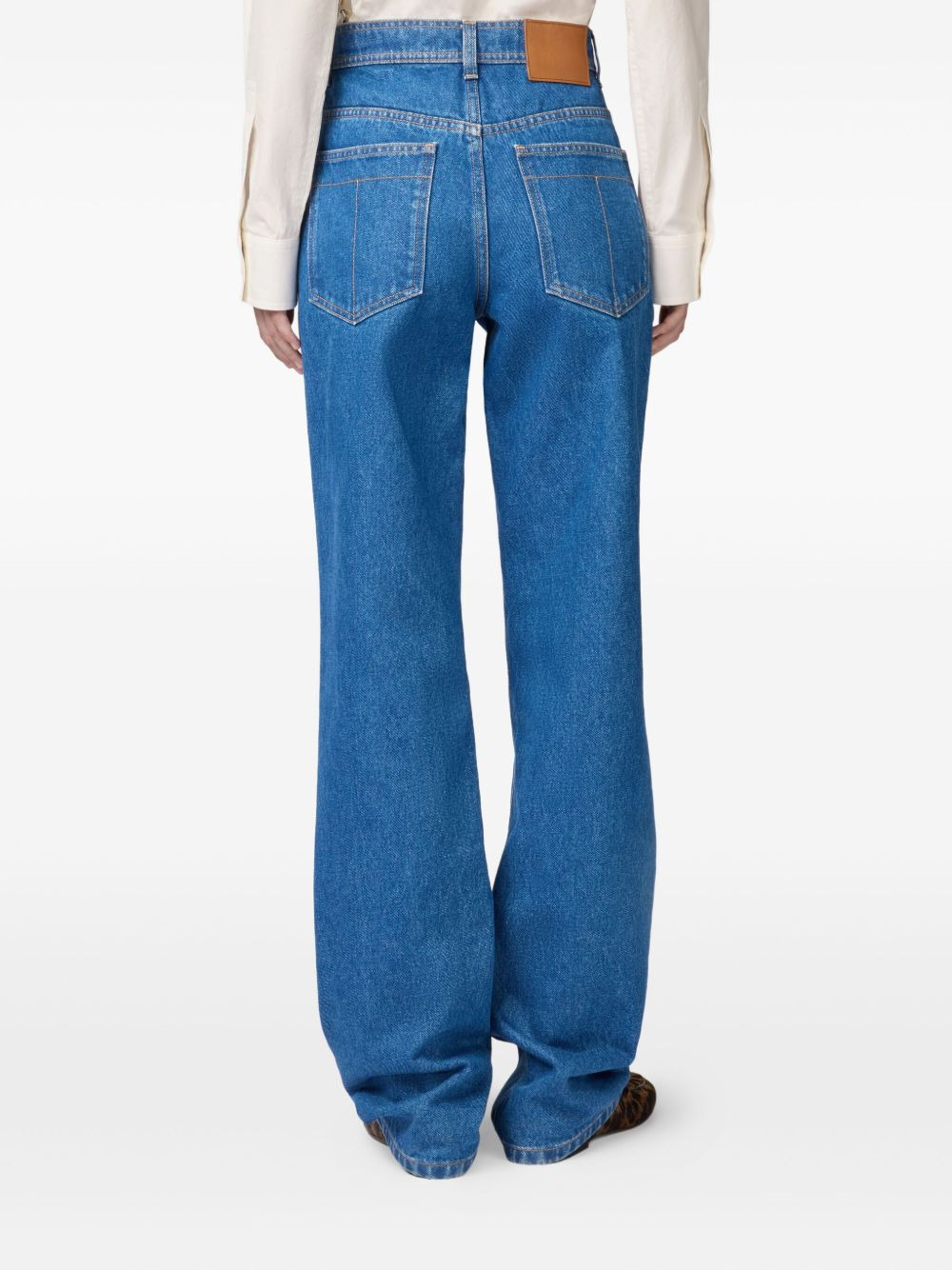 back-patch jeans - 4