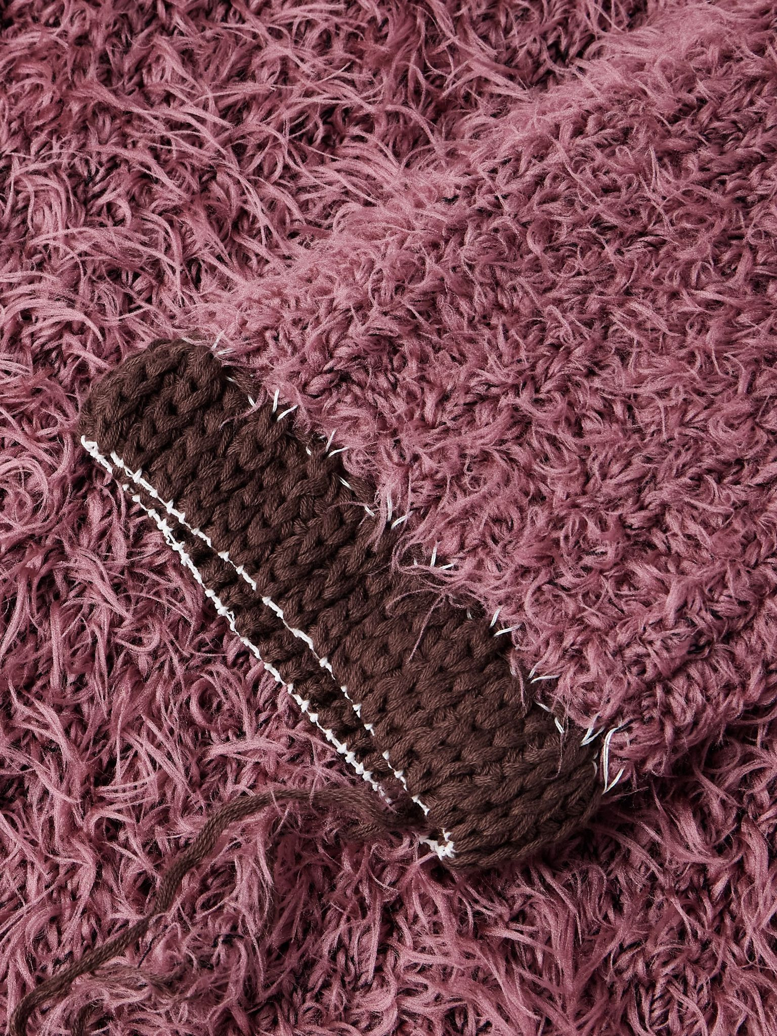 Brushed-Knit Sweater Pink - 4