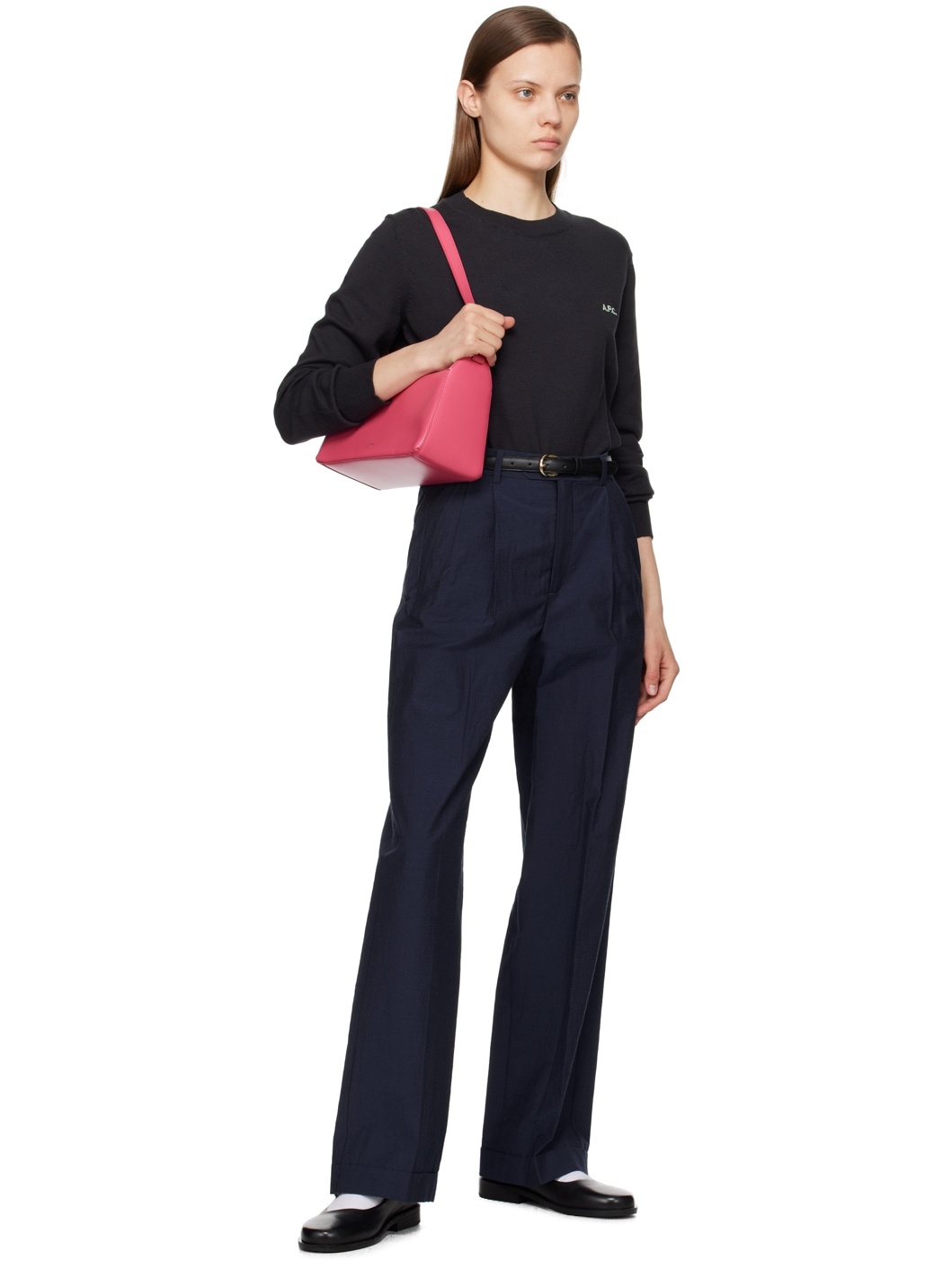 Pink Virginie Baguette Bag - 4