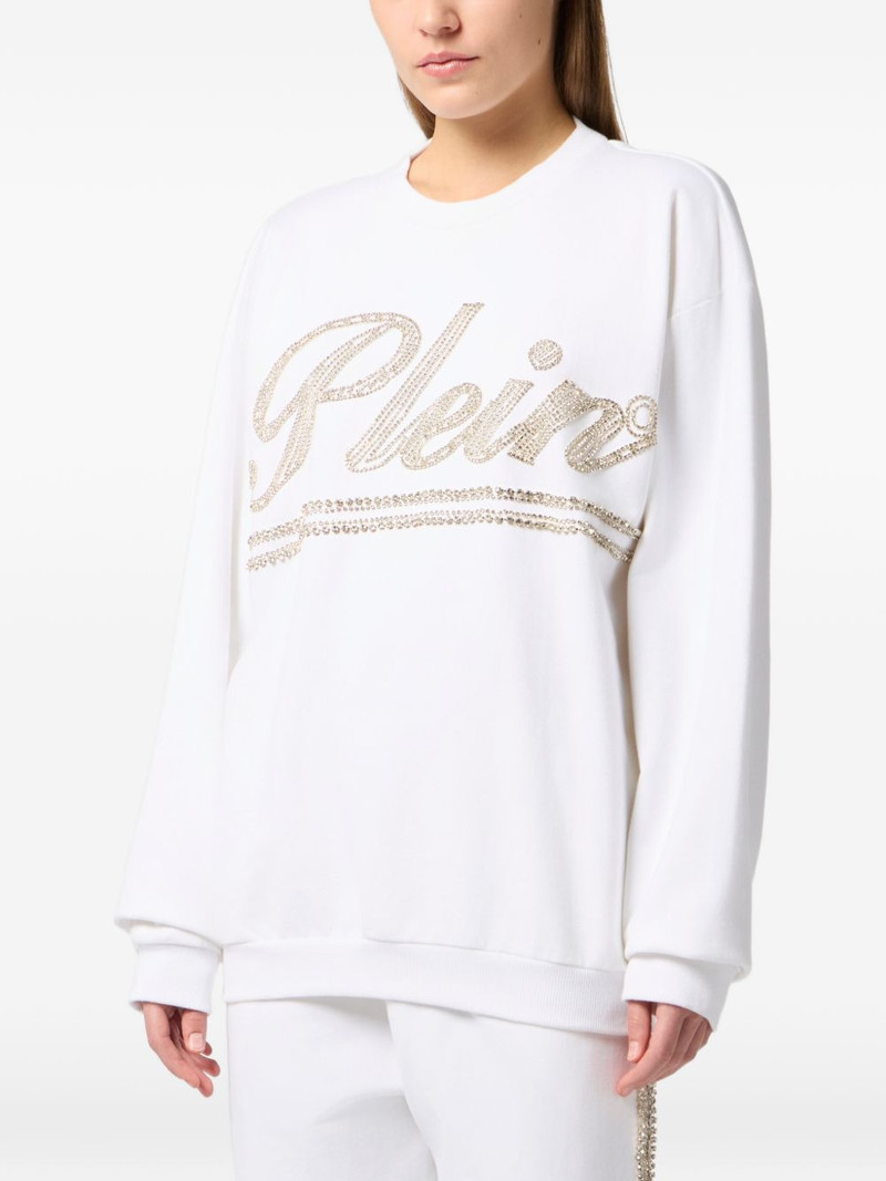 PHILIPP PLEIN open-back sweatshirt outlook