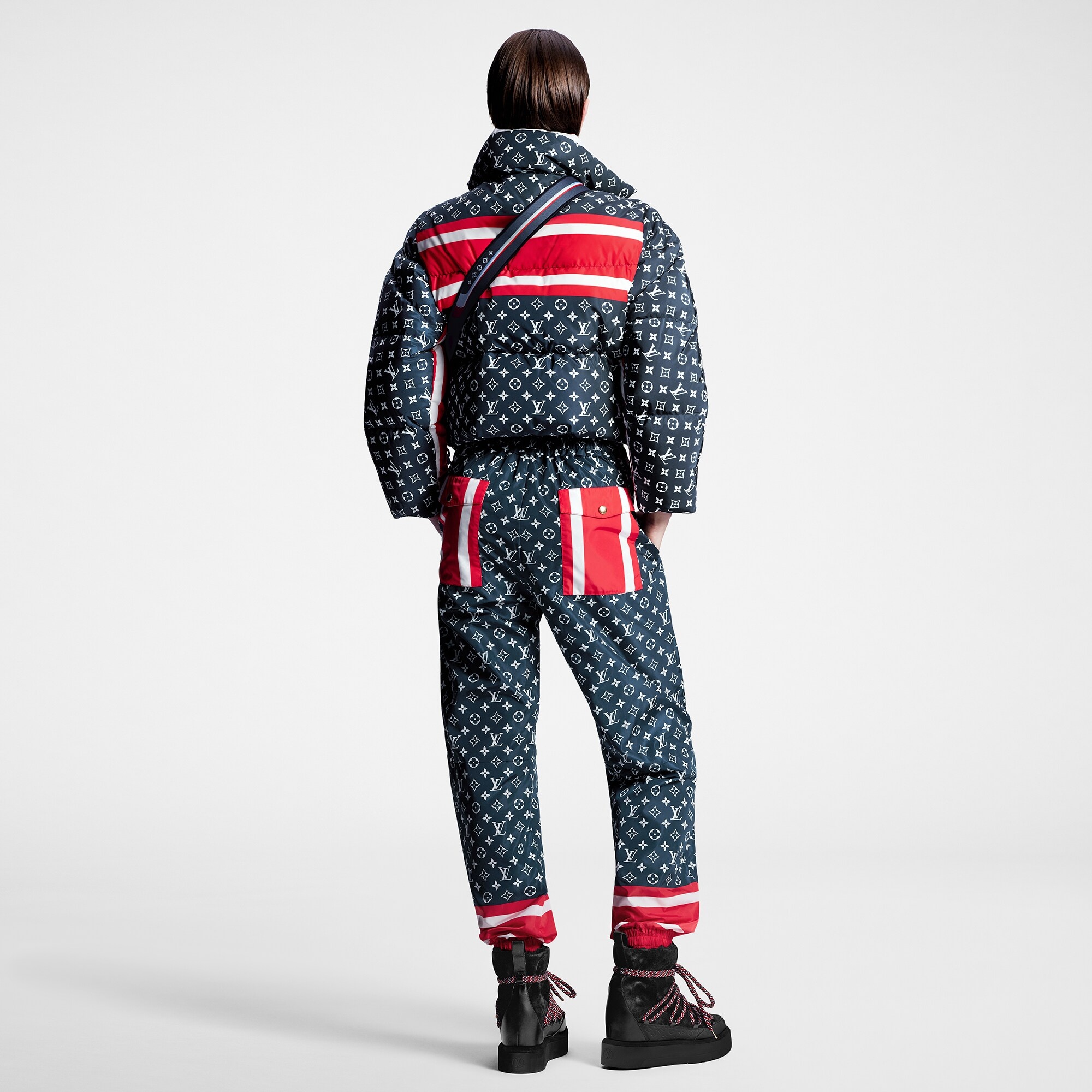 Tricolor Monogram Jogging Pants - 3