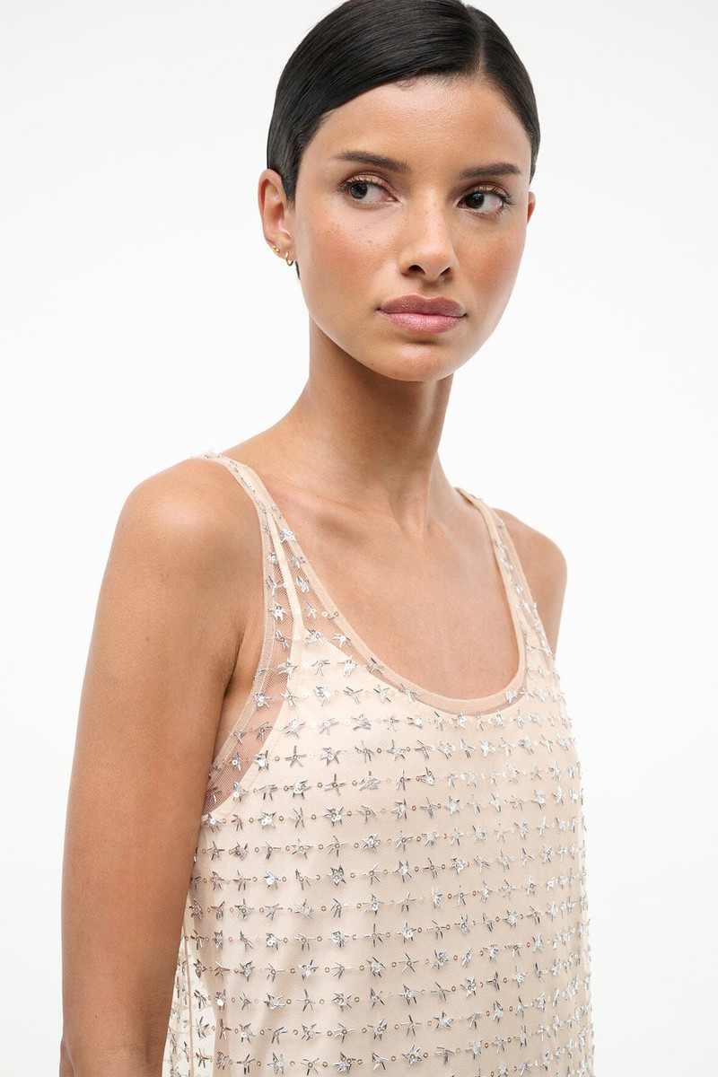 STAUD AURIELLE DRESS STARDUST 5