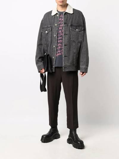 Junya Watanabe MAN contrast collar denim jacket outlook