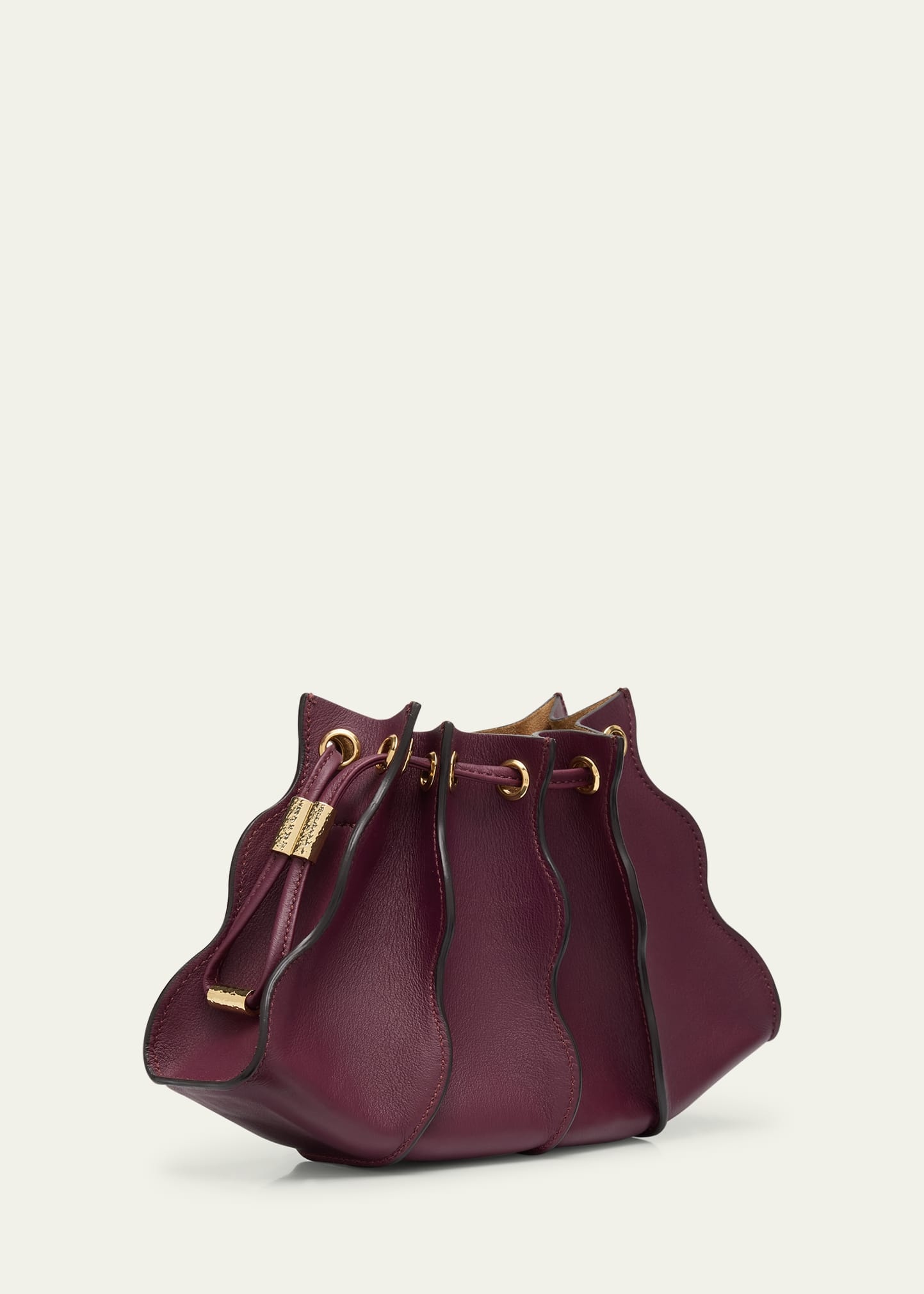 Adria Mini Pleated Wave Leather Crossbody Bag - 2