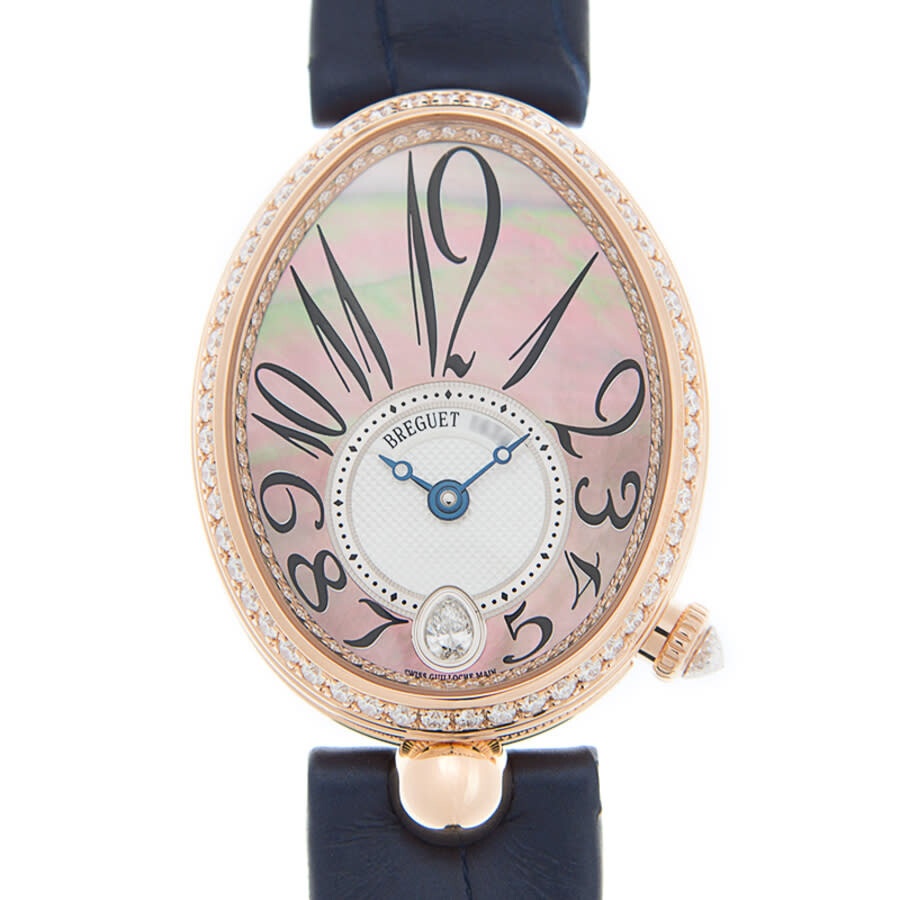 Breguet Reine de Naples Champagne Mother of Pearl Dial Automatic Ladies Watch 8918BR/5T/964.D00D - 2