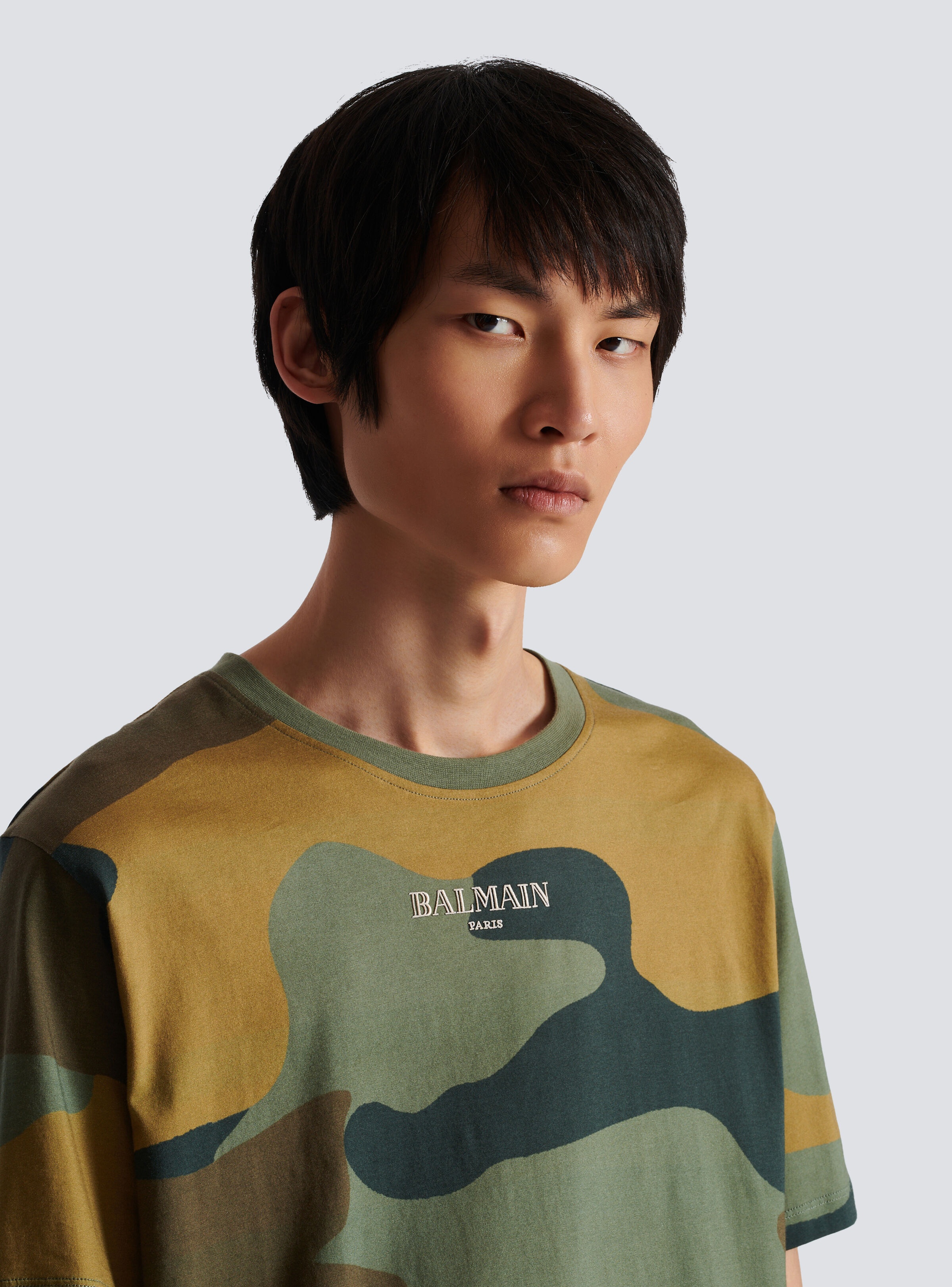 Camouflage Vintage Balmain T-shirt - 7