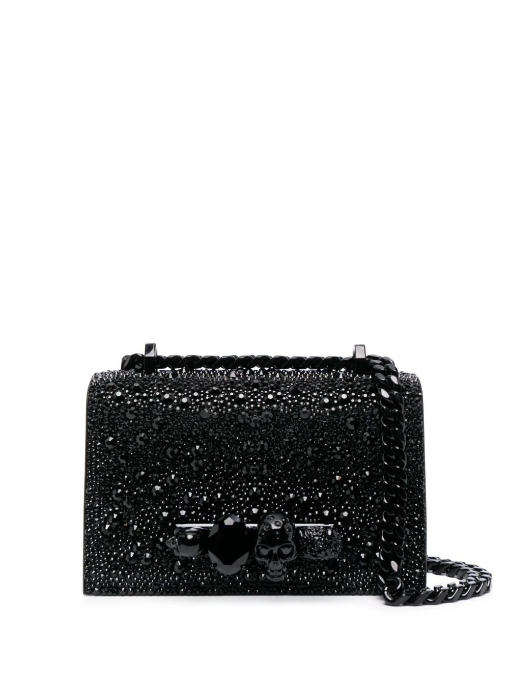 mini The Biker Jewelled crossbody bag - 1